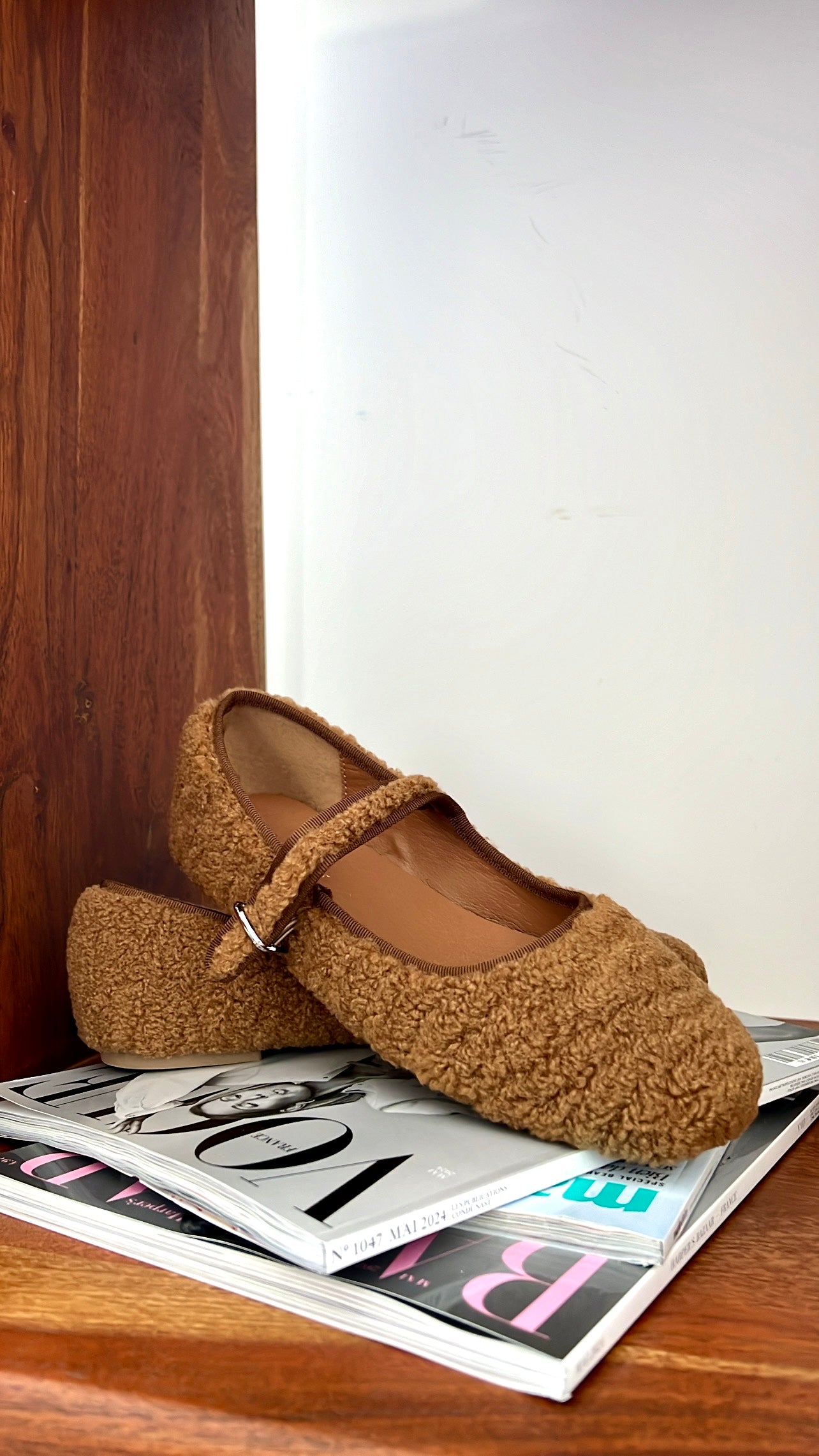Ballerines "Inaya" marron - VENTE PRIVÉE
