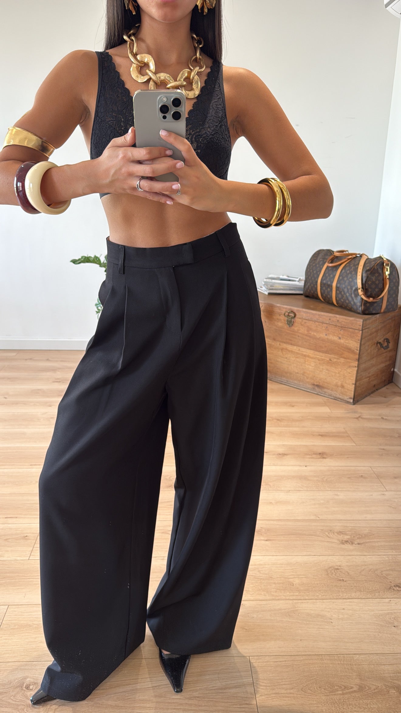 Pantalon noir « césar »