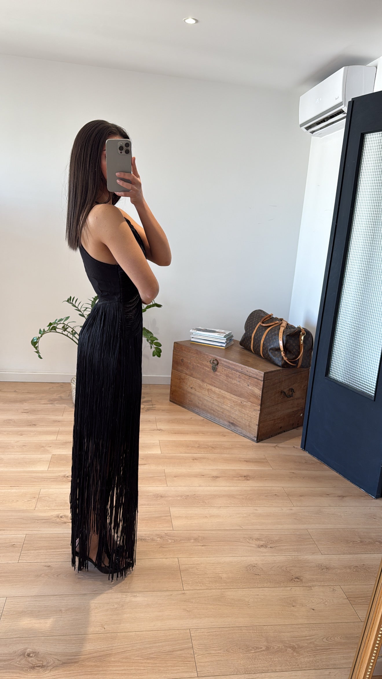 ROBE « KIM » À FRANGES