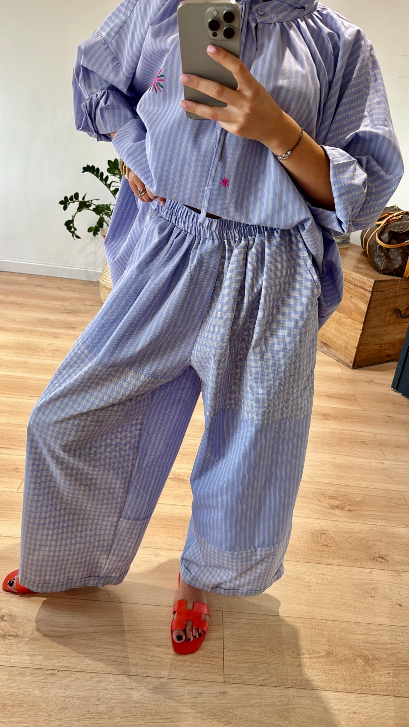 ENSEMBLE "BÉTI" BLEU