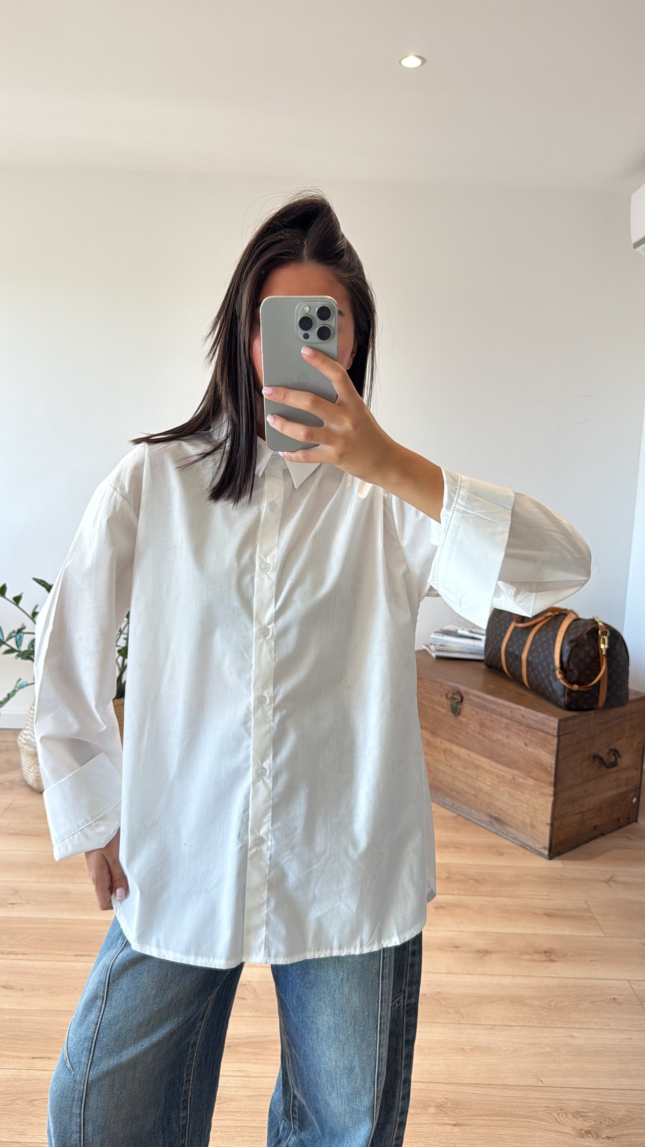Chemise Blanche Classique Oversize S050