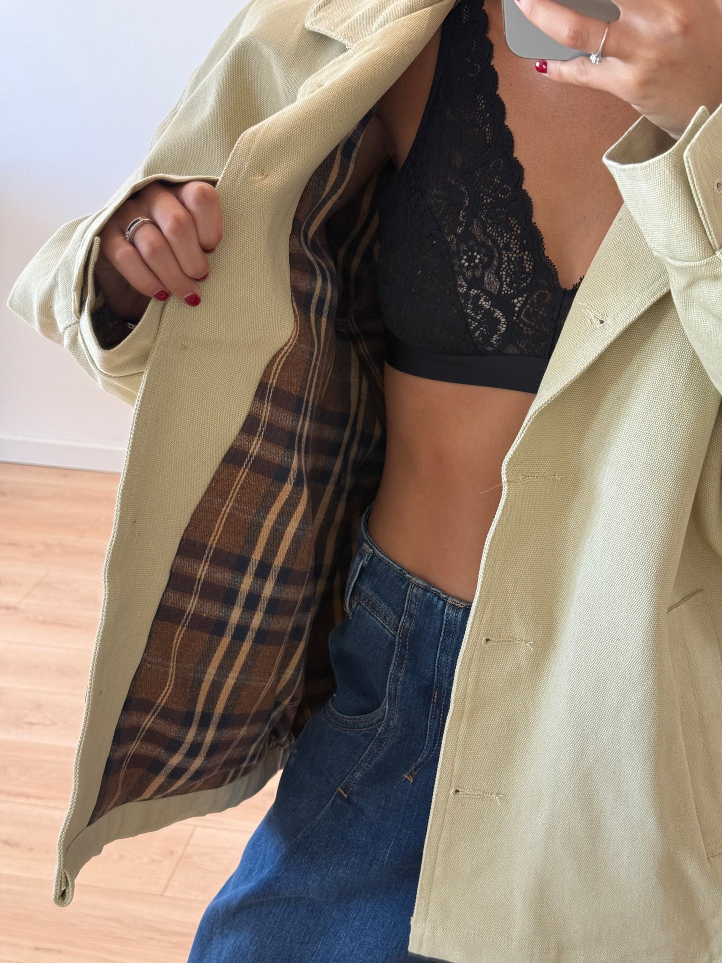 VESTE "BOYFRIEND" - BEIGE