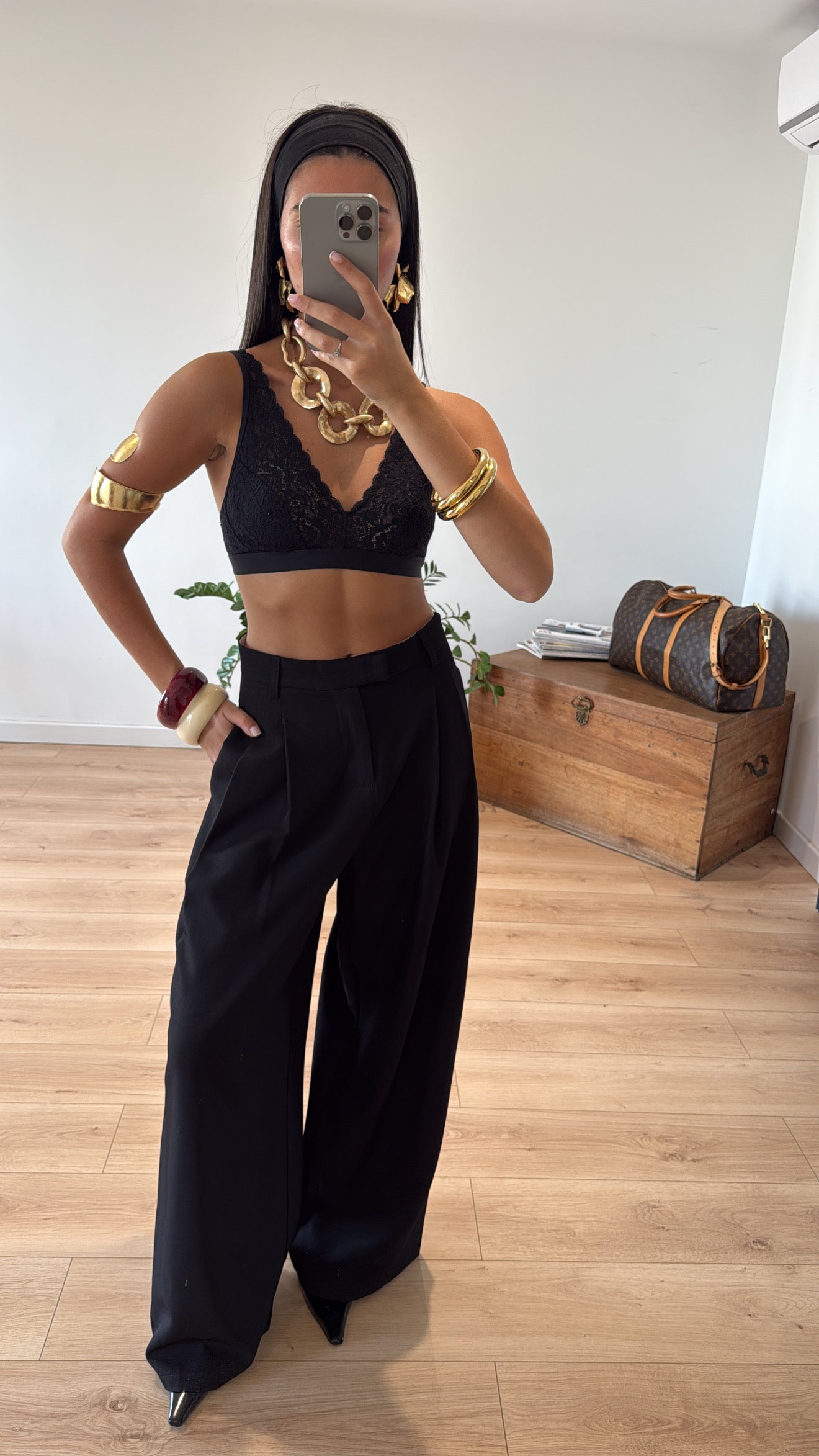 Pantalon noir « césar »