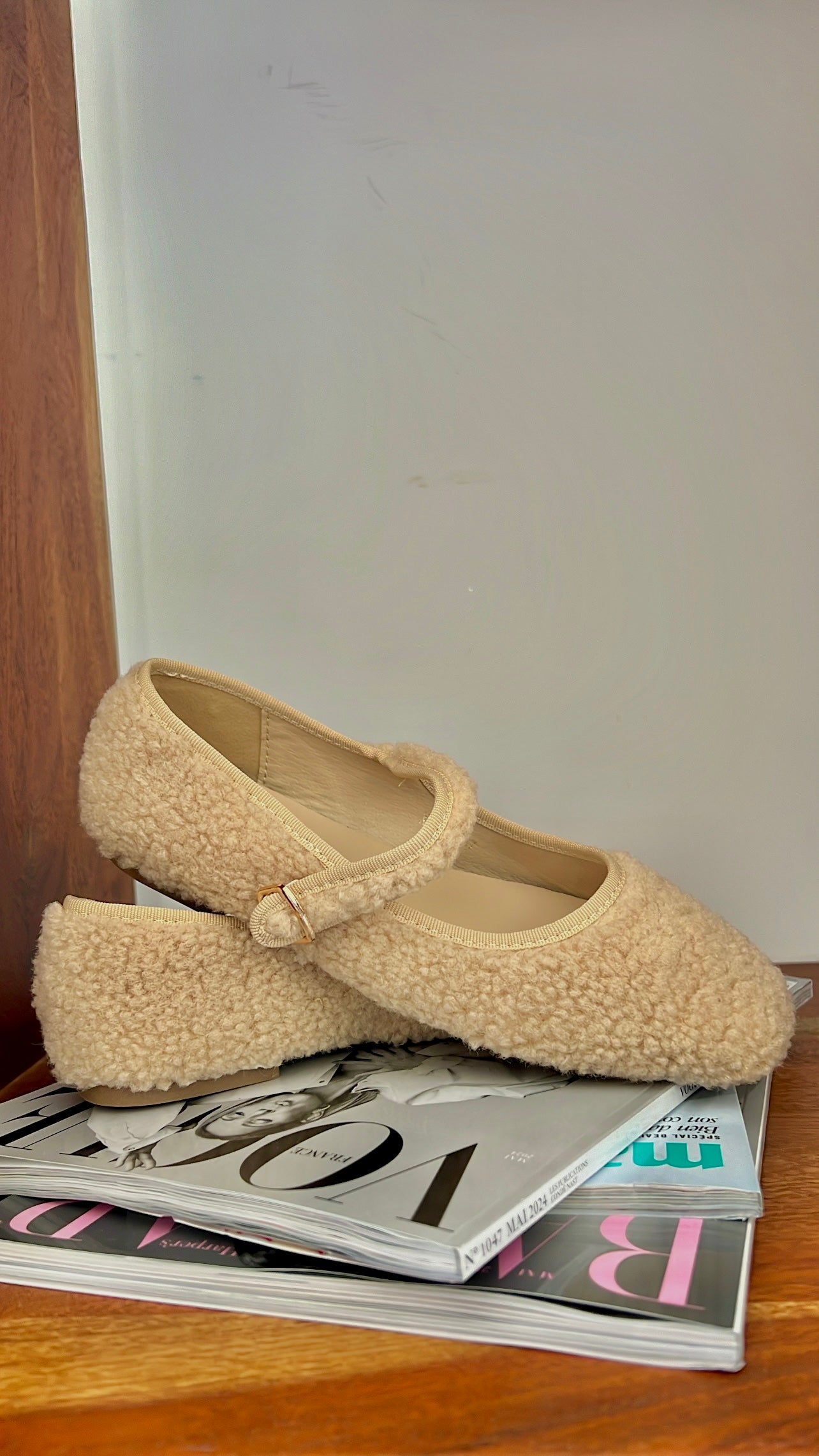 Ballerines "Inaya" beige - VENTE PRIVÉE
