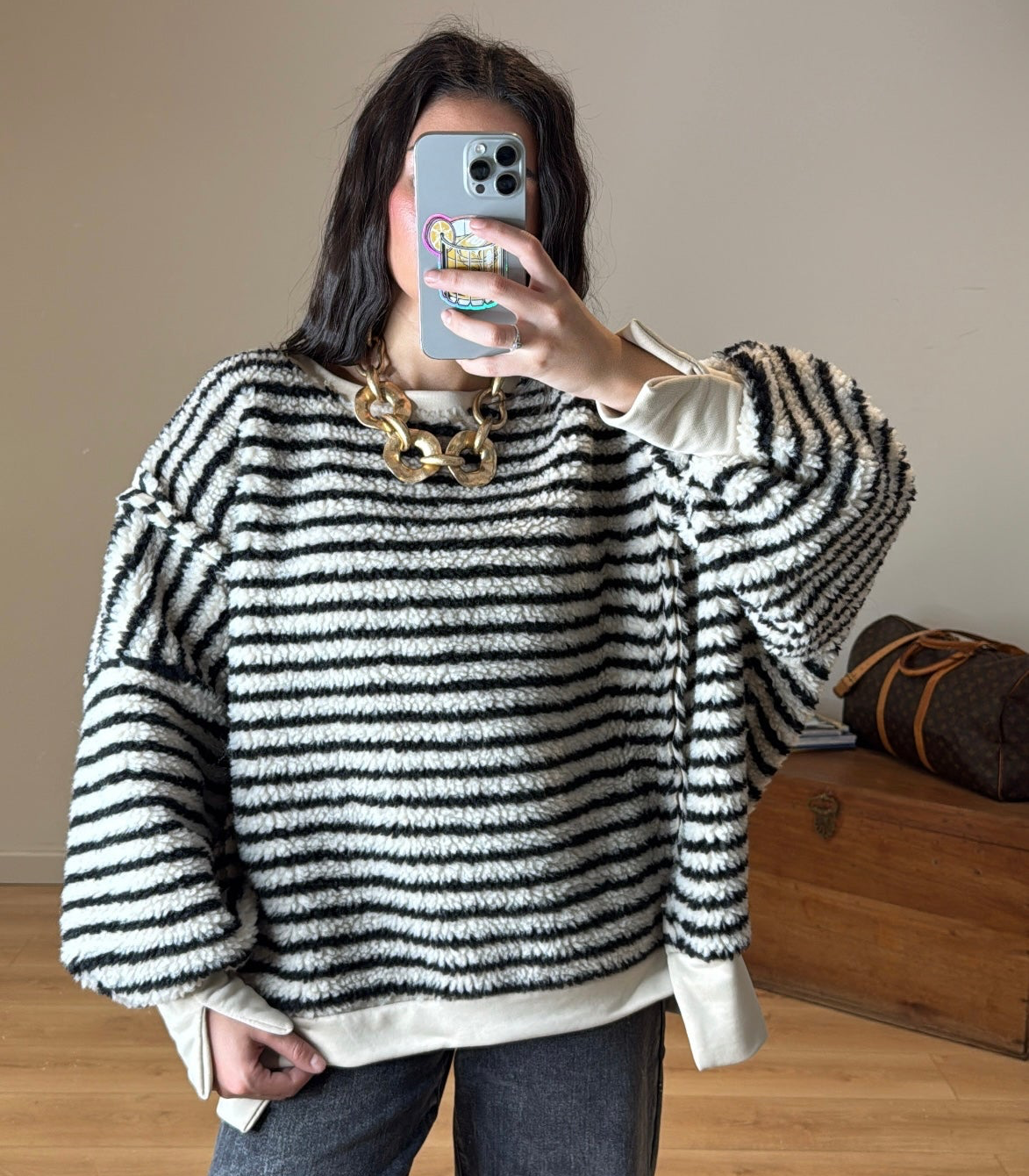 PULL "LORIANE" À RAYURES EXPÉDITION 08/12