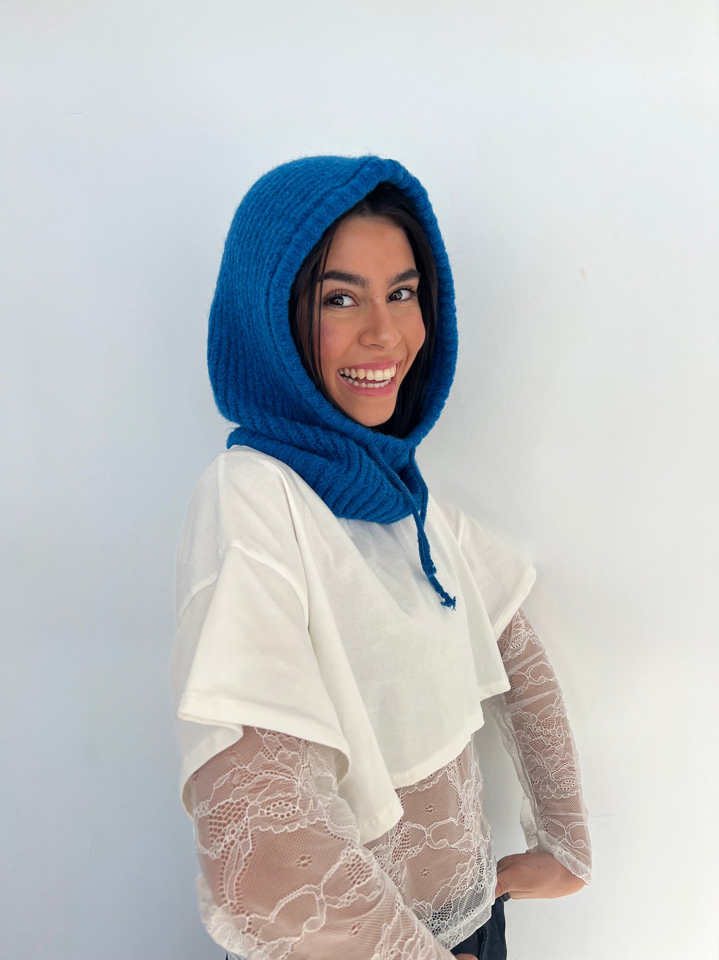 Cagoule « Lily » bleu électrique