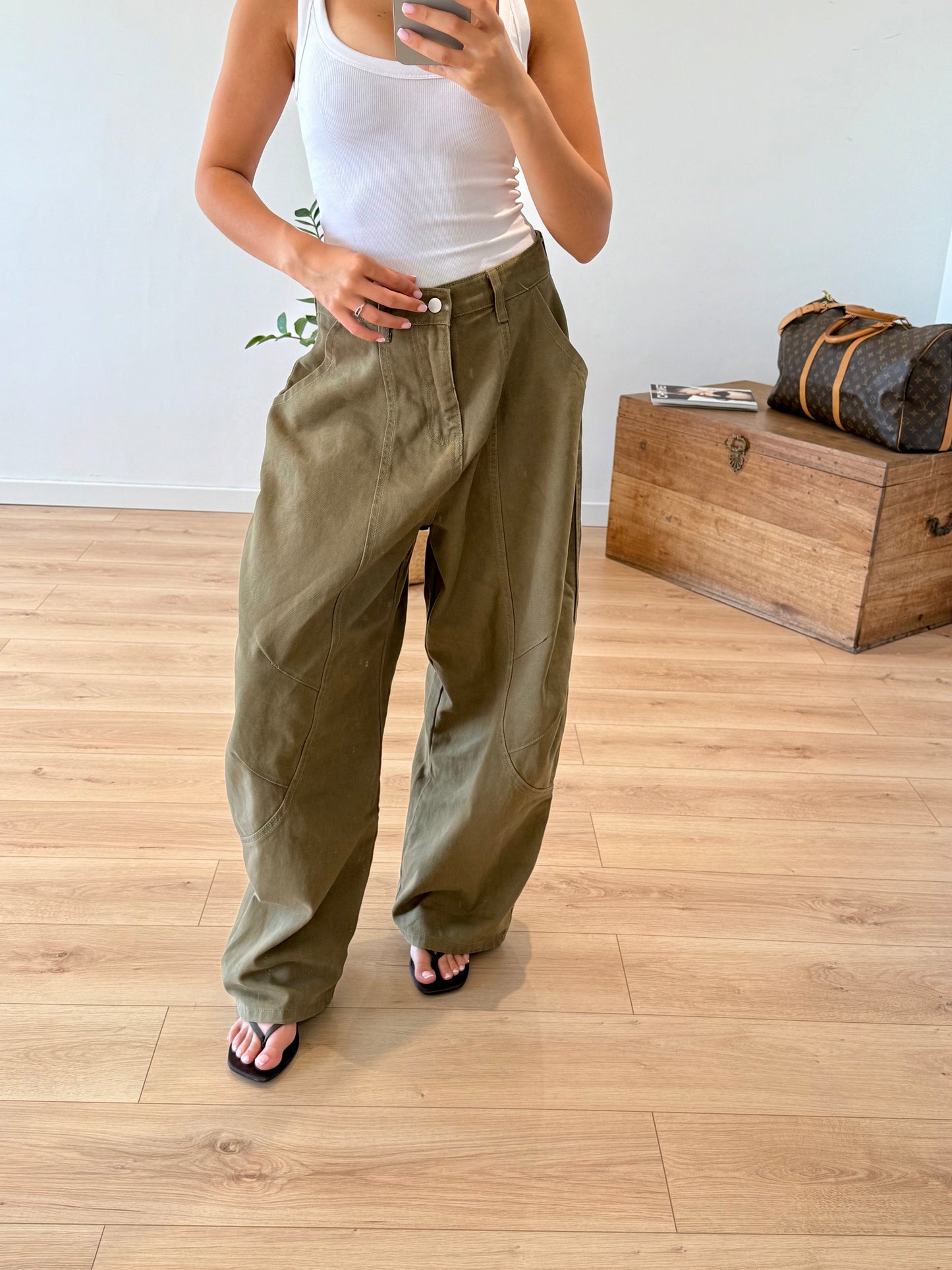 JEAN BALLON "ILONA" - kaki