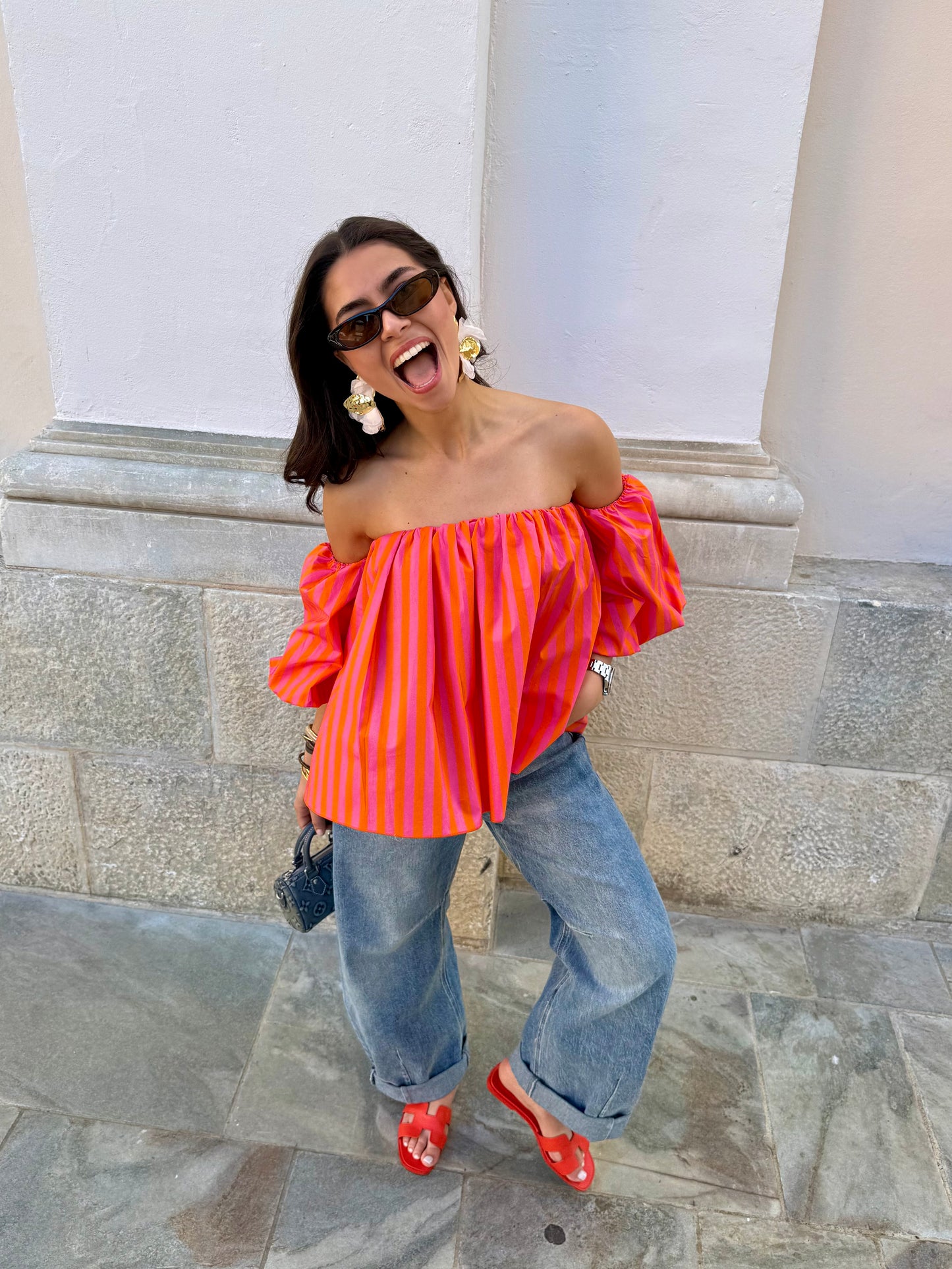 TOP « MAUD » ORANGE