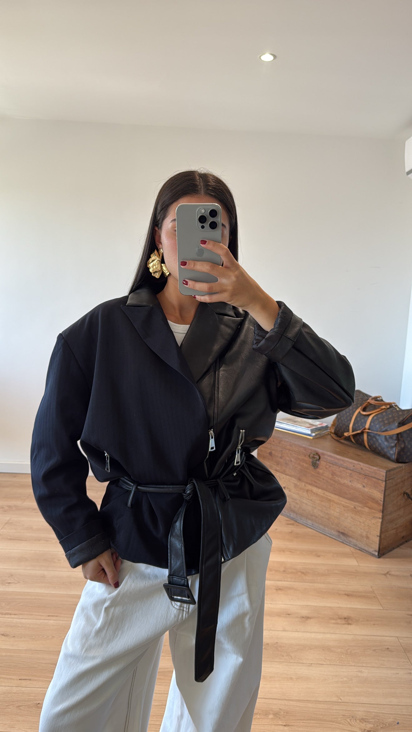 PERFECTO - BLAZER "CAM" en bi-matière