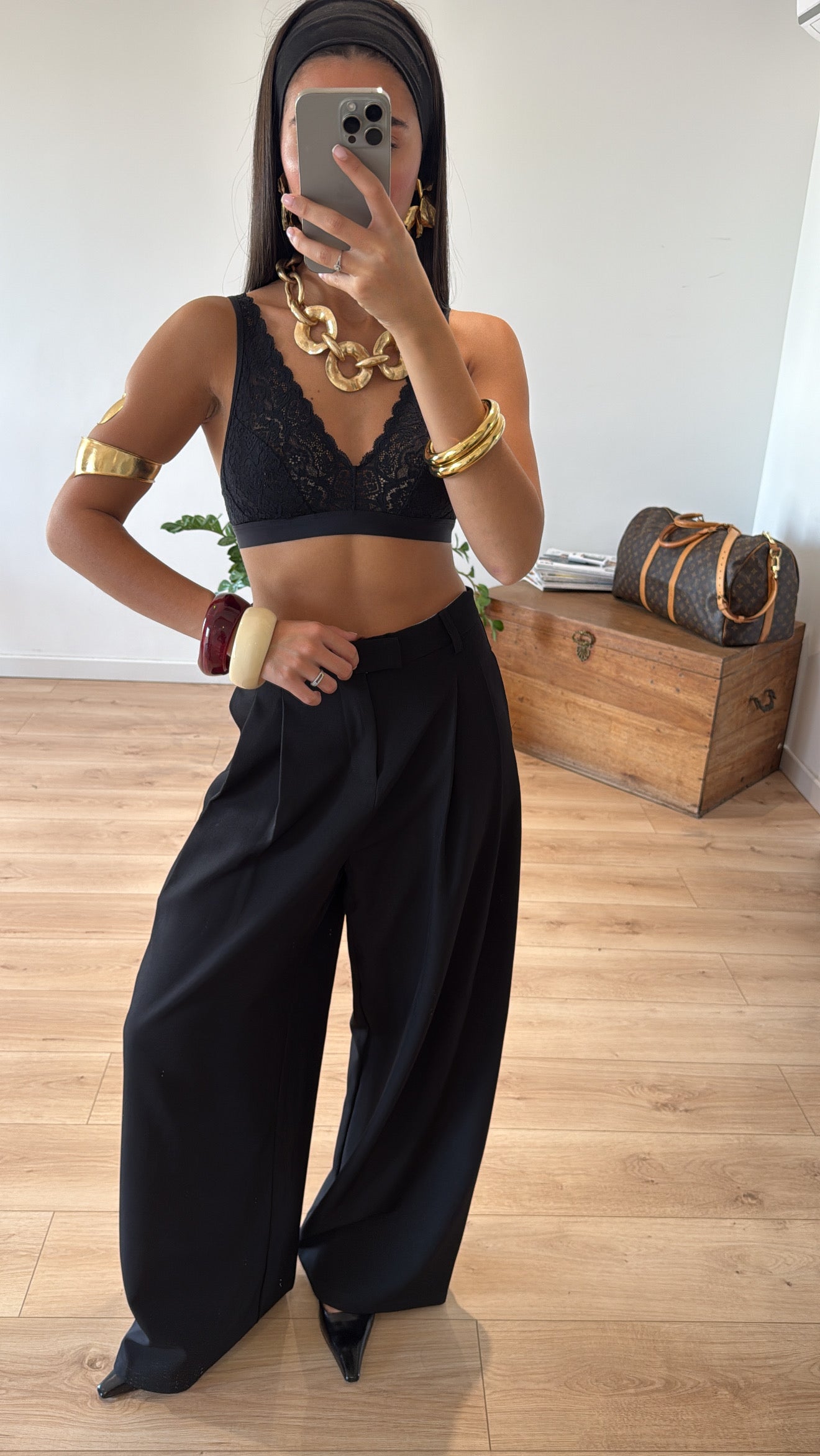 Pantalon noir « césar »