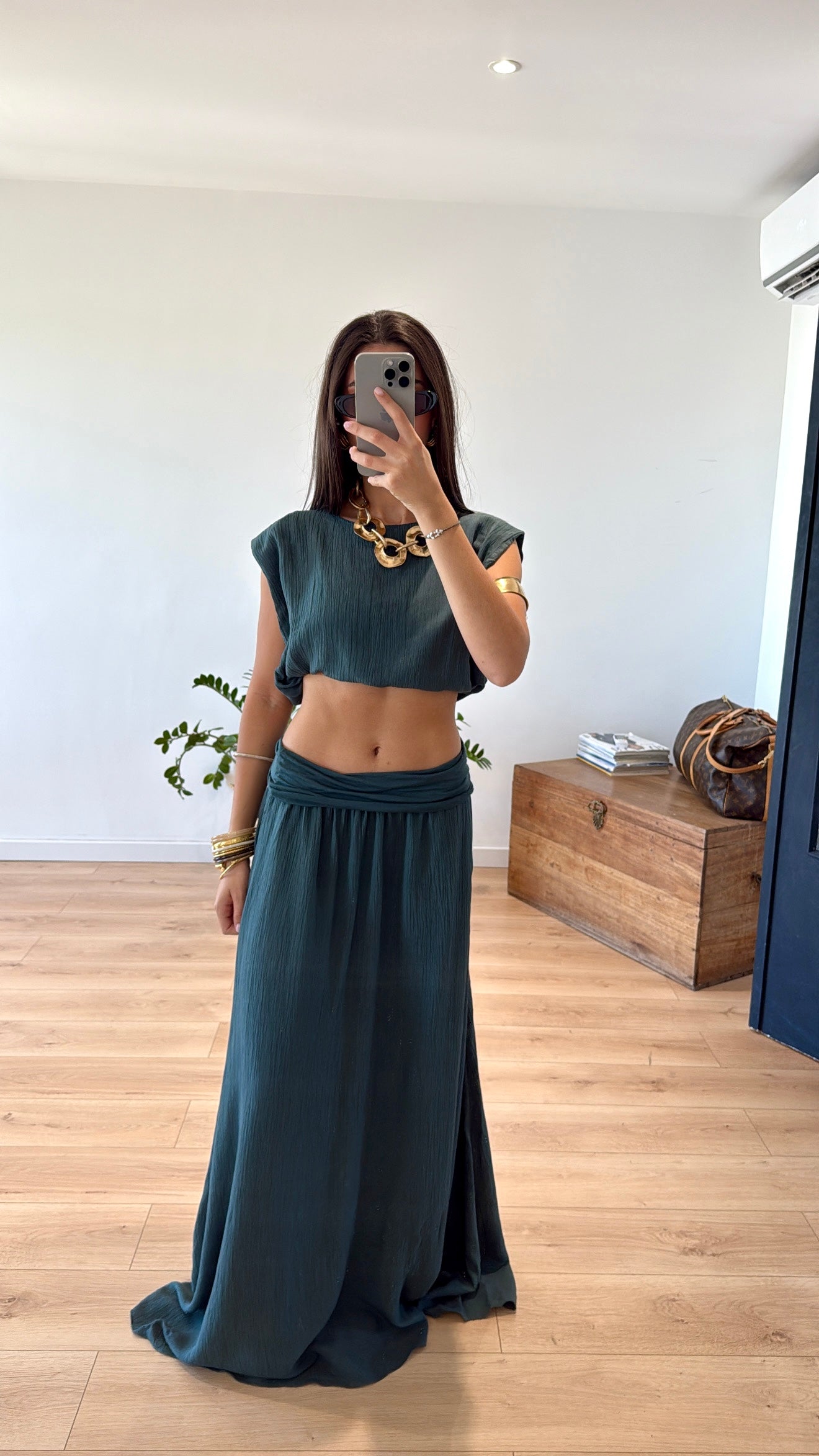 ENSEMBLE VERT "PAMELA"