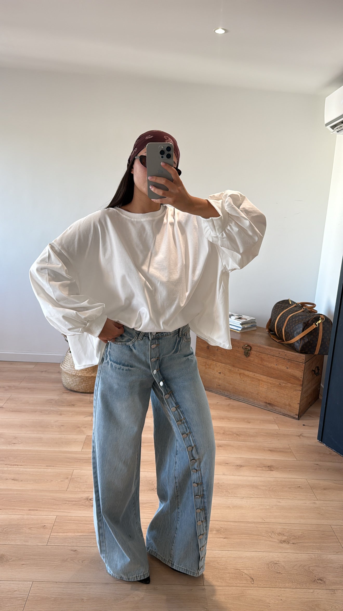 T-SHIRT BLANC "SYDNEY" DOS NU