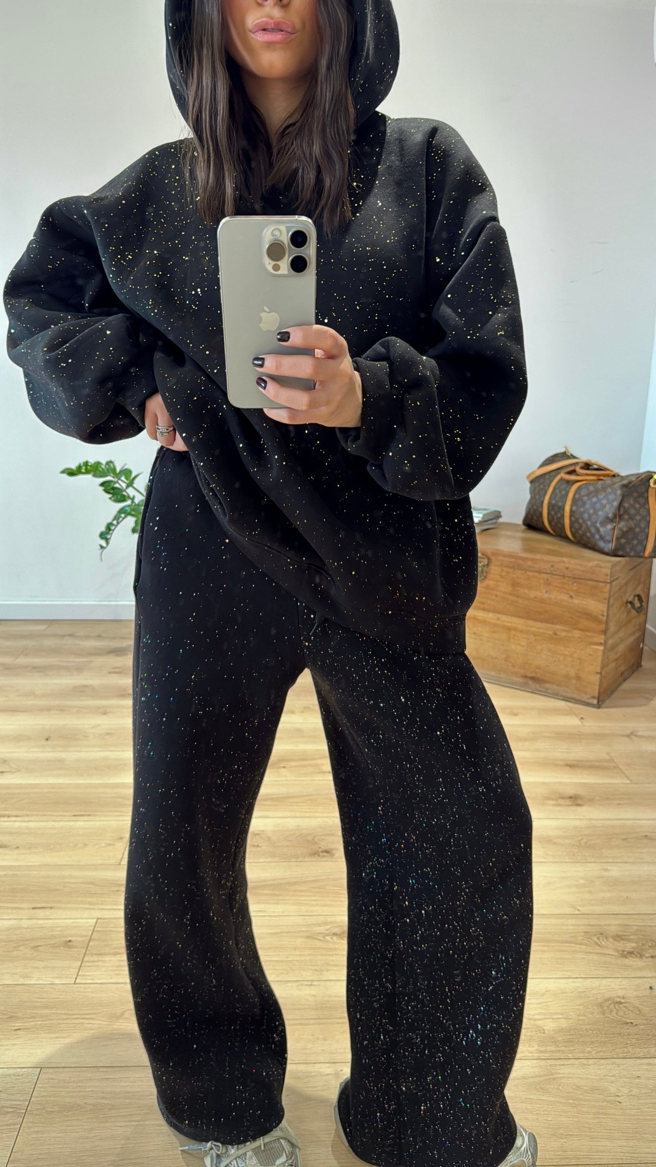 JOGGING À PAILLETTES "LOU'"