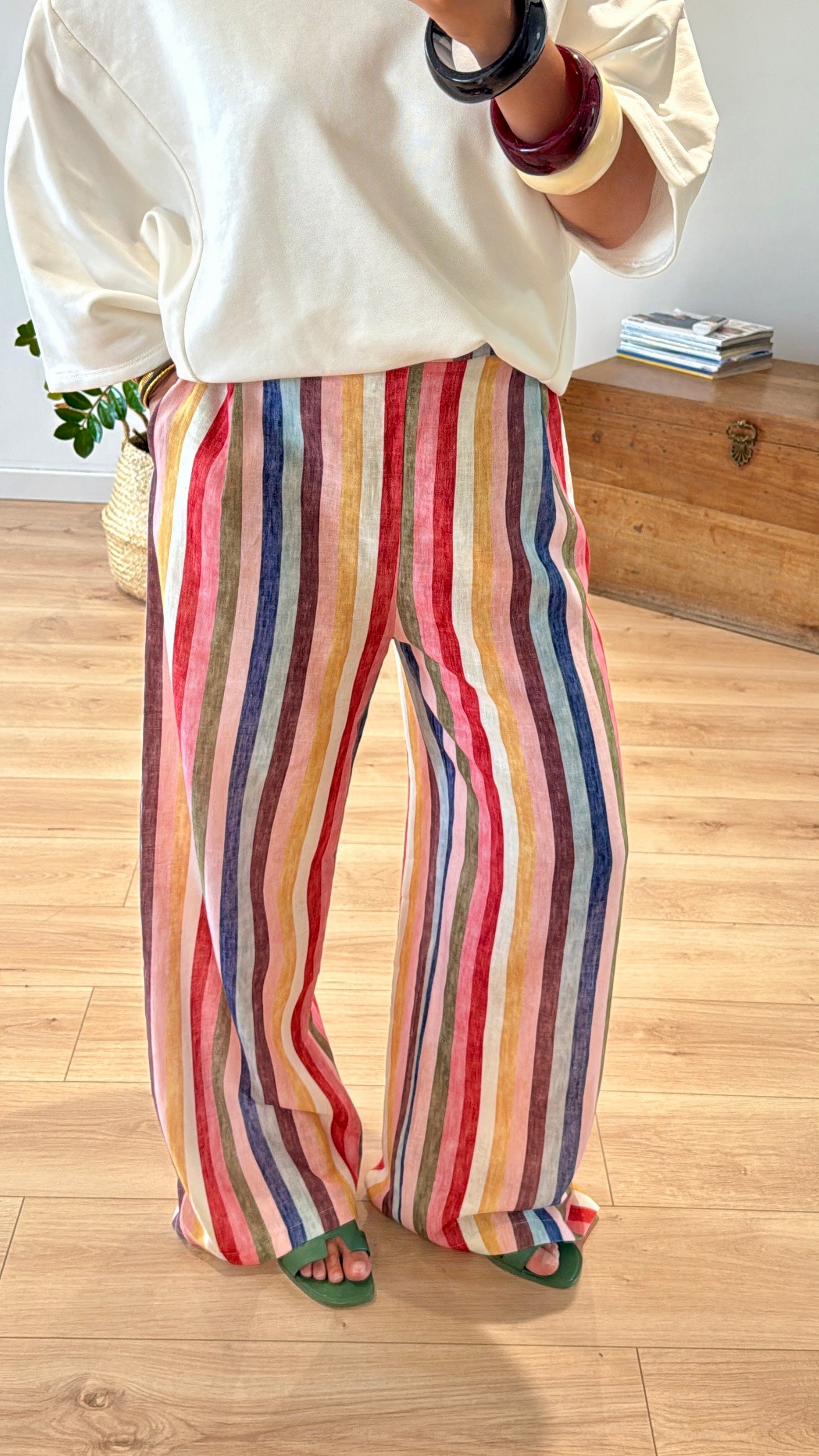 PANTALON À RAYURES "LOLITA"