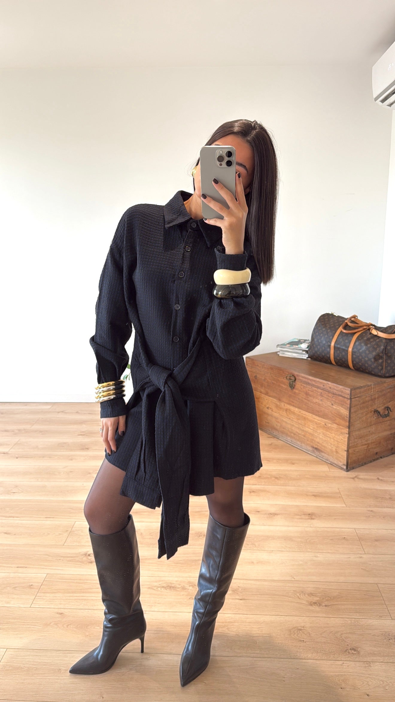 ROBE "LOUISE" BLEU MARINE