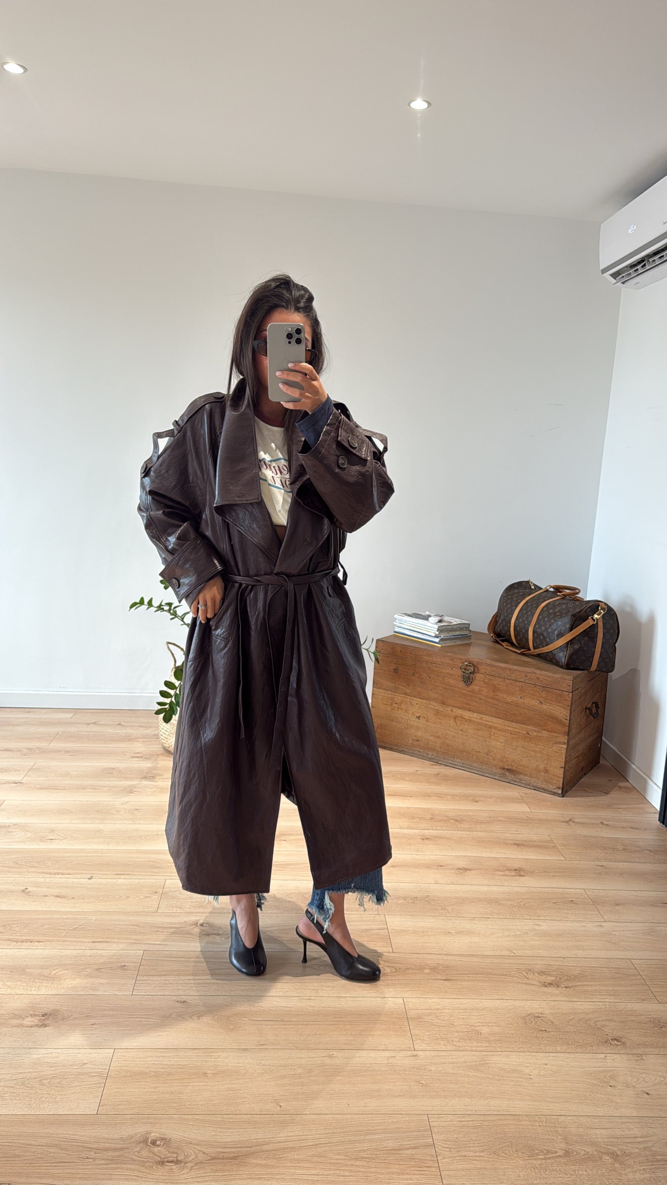 TRENCH BORDEAUX « FRED »