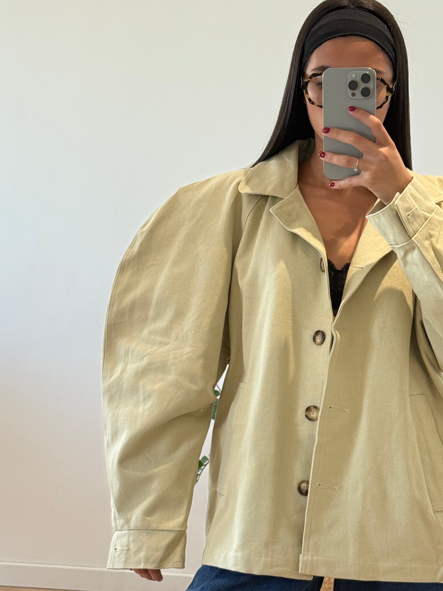 VESTE "BOYFRIEND" - BEIGE