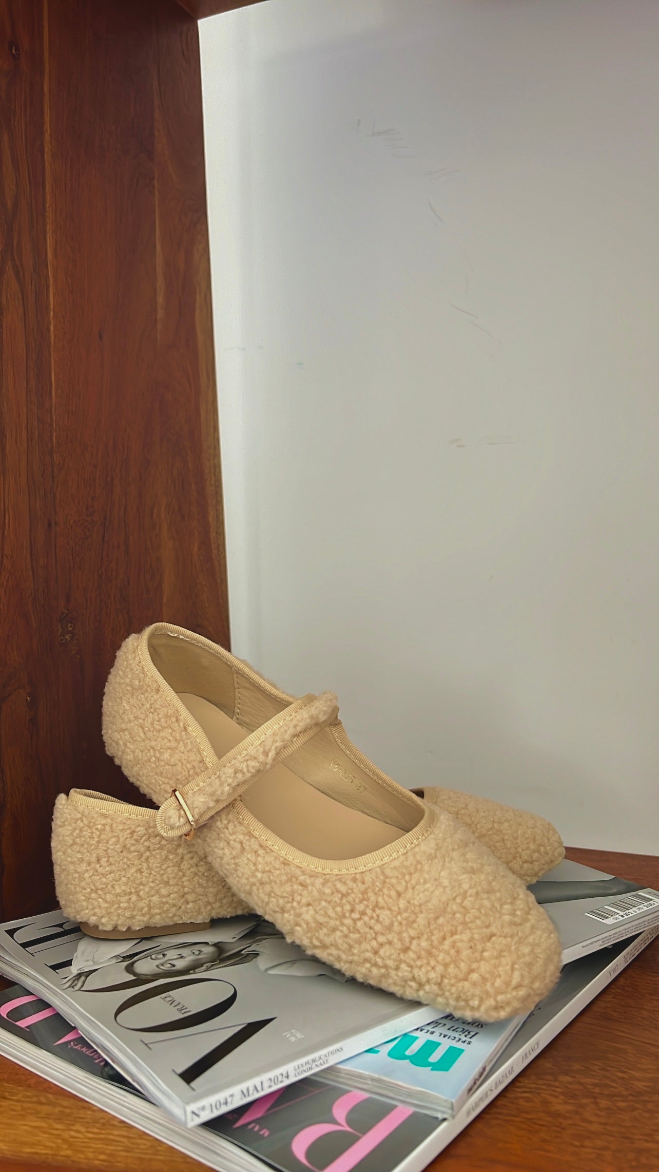Ballerines "Inaya" beige - VENTE PRIVÉE