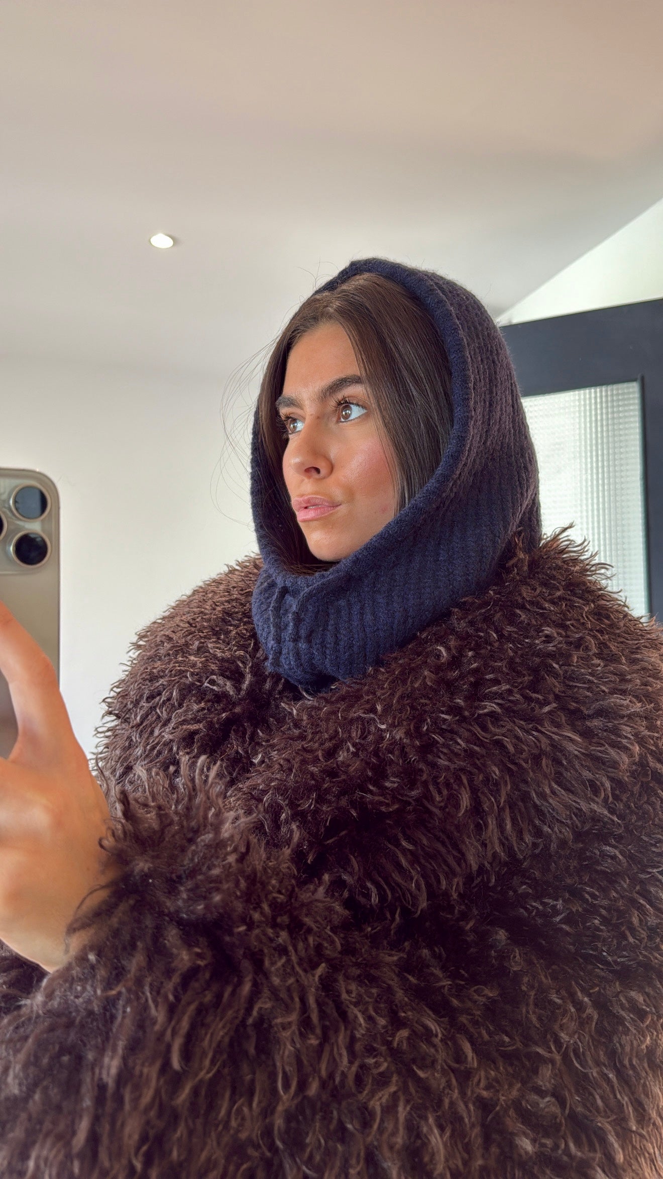 Cagoule bleu marine « Lily »