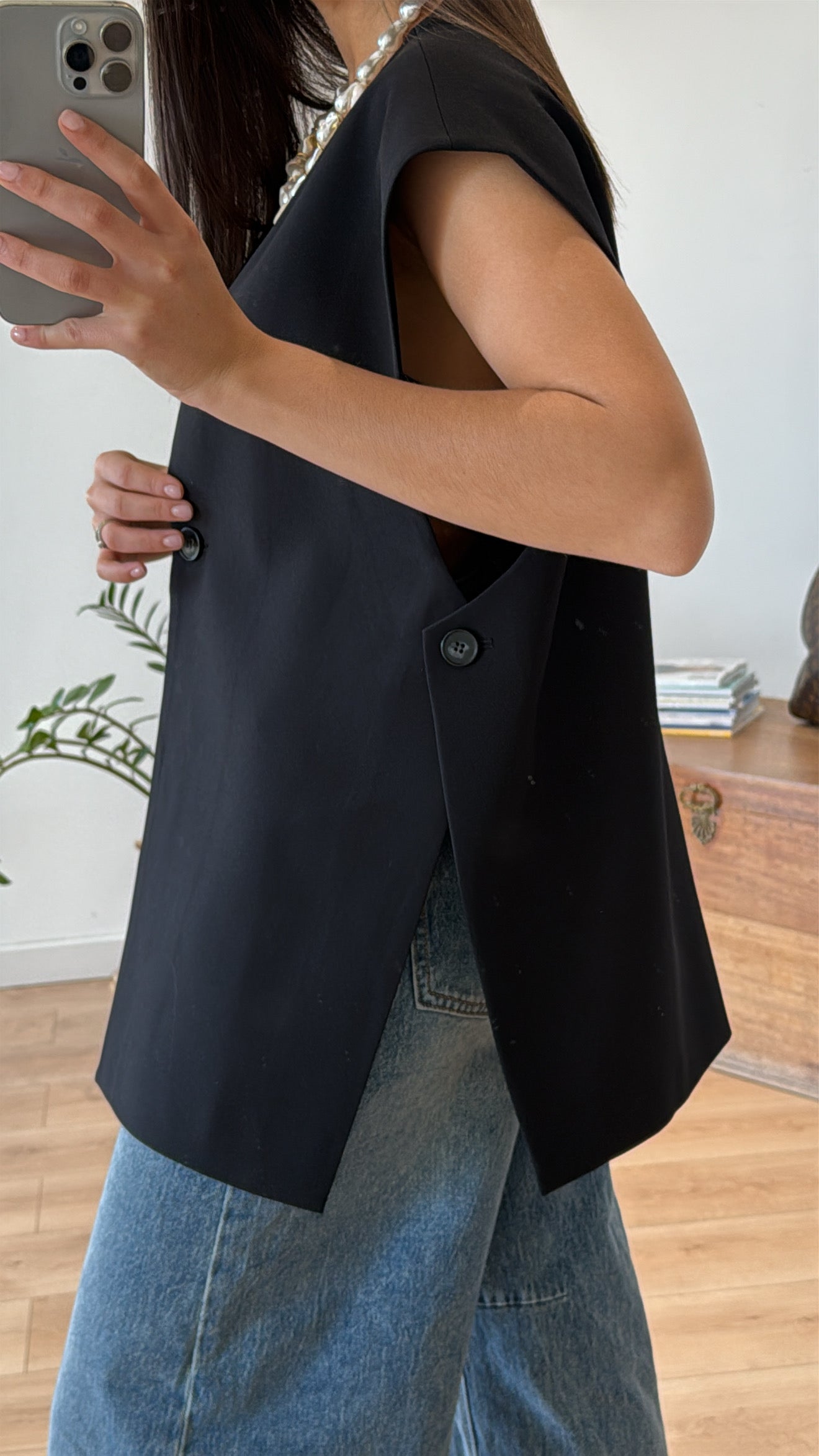 BLAZER « LINDA » NOIR PRÉ COMMANDE 27/04