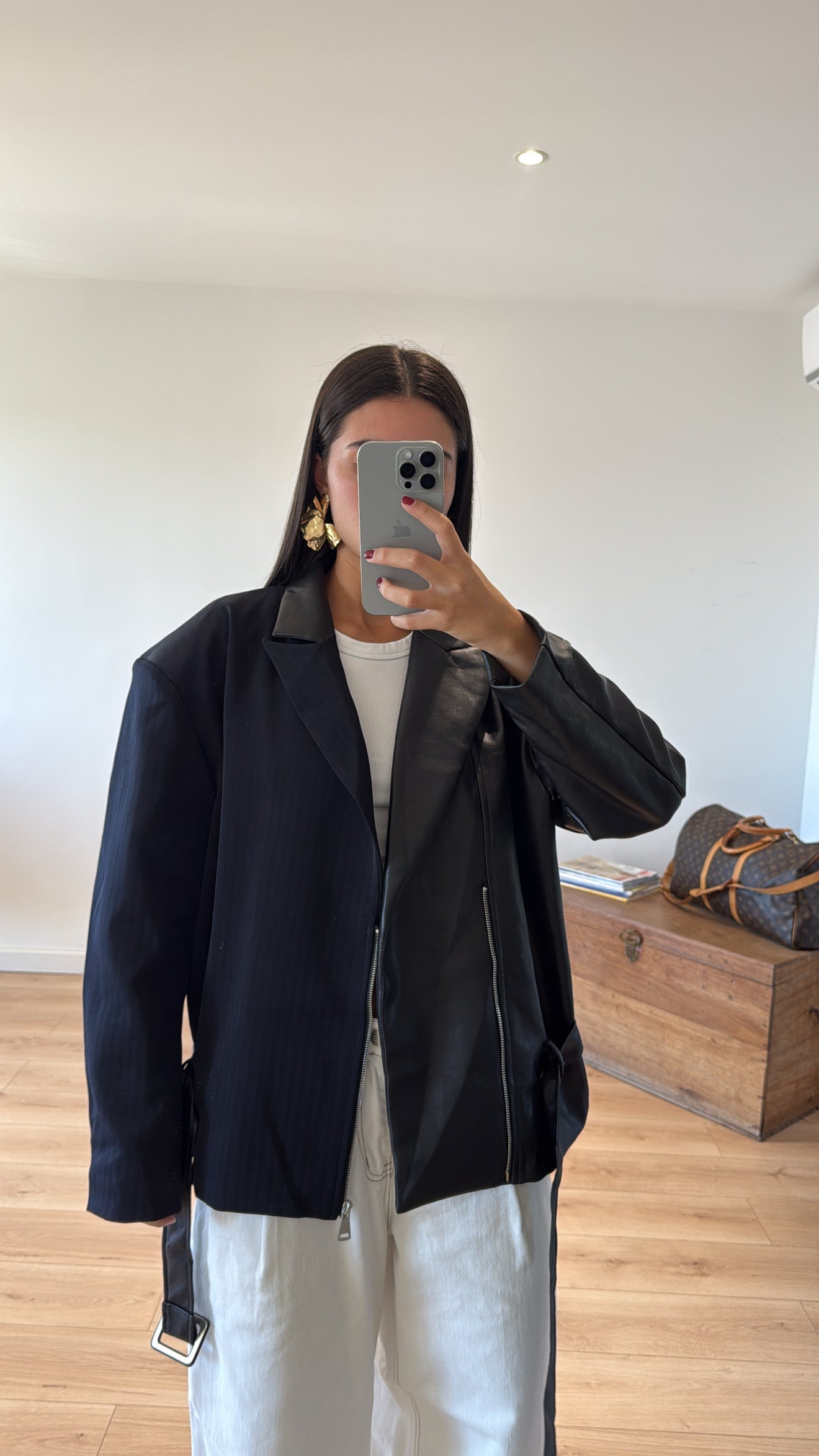 PERFECTO - BLAZER "CAM" en bi-matière