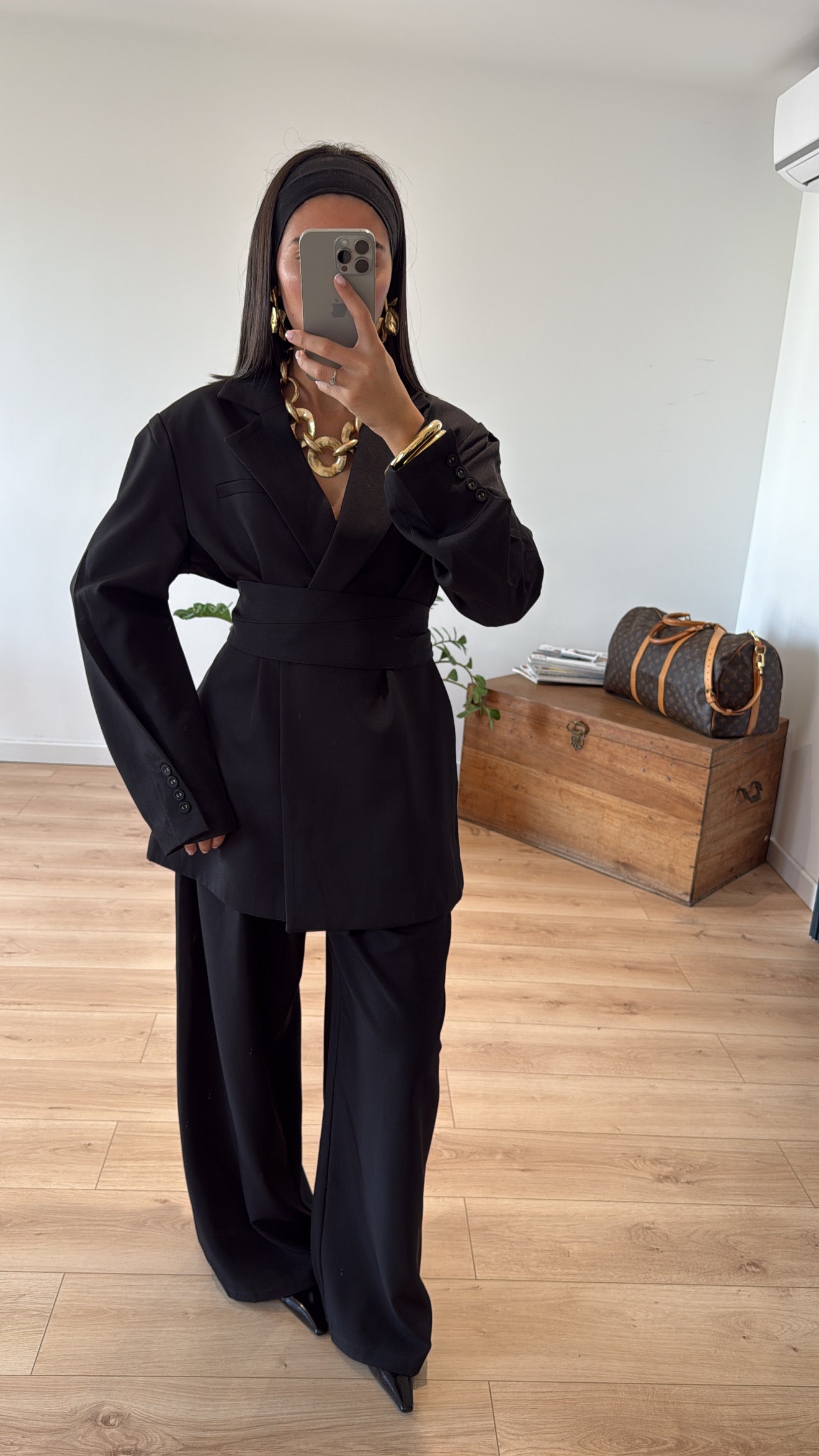Pantalon noir « césar »