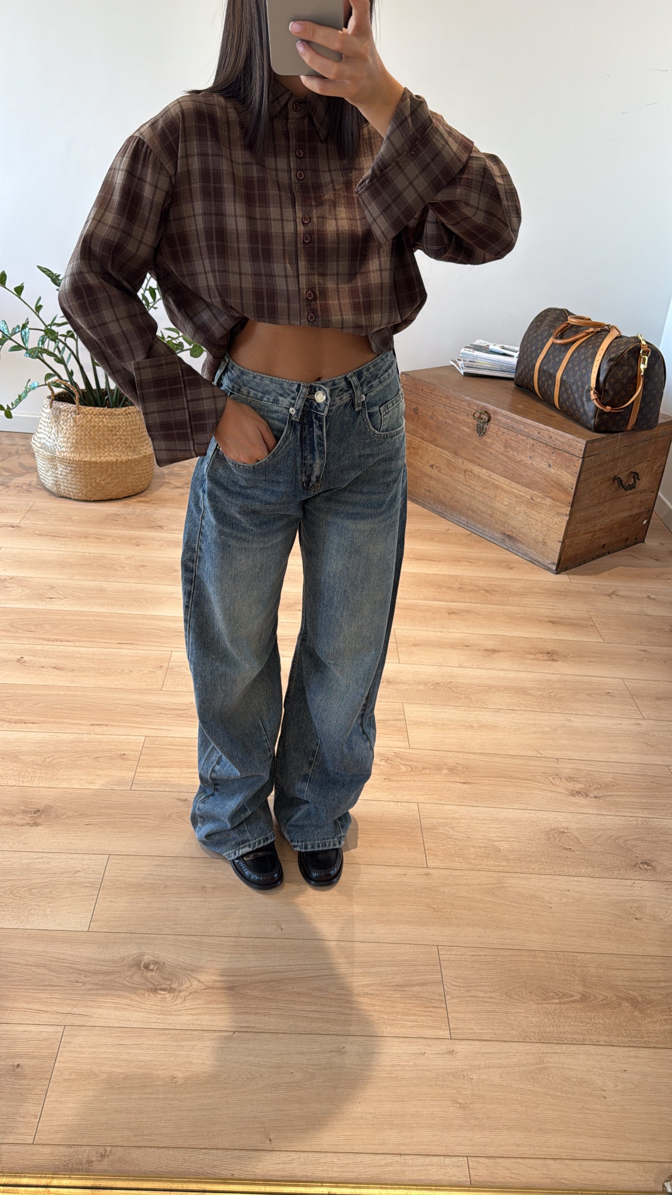 Jean “MILA” coupe droite, taille haute
