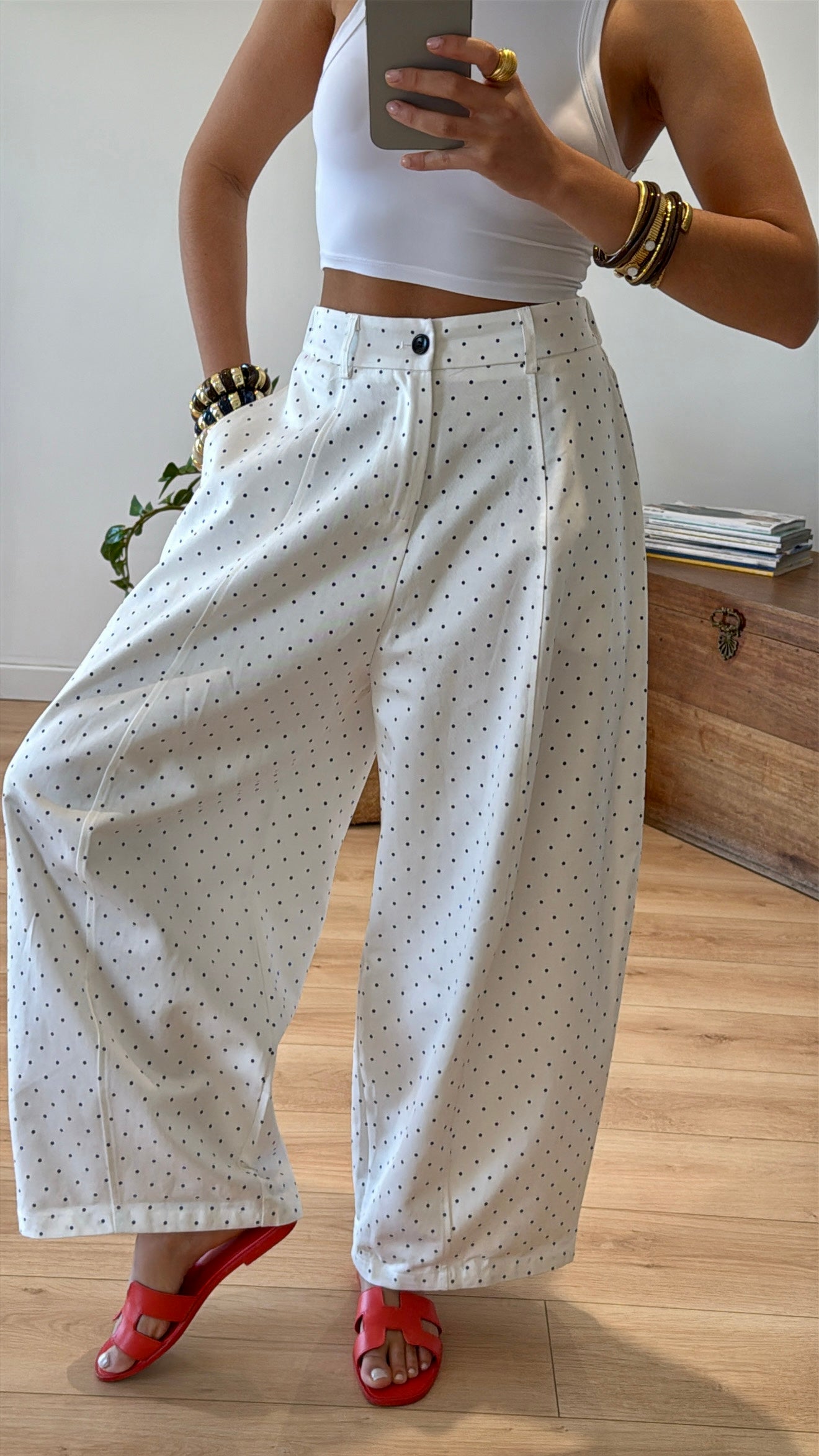 PANTALON BLANC « ROMY » PRÉ COMMANDE 27/04