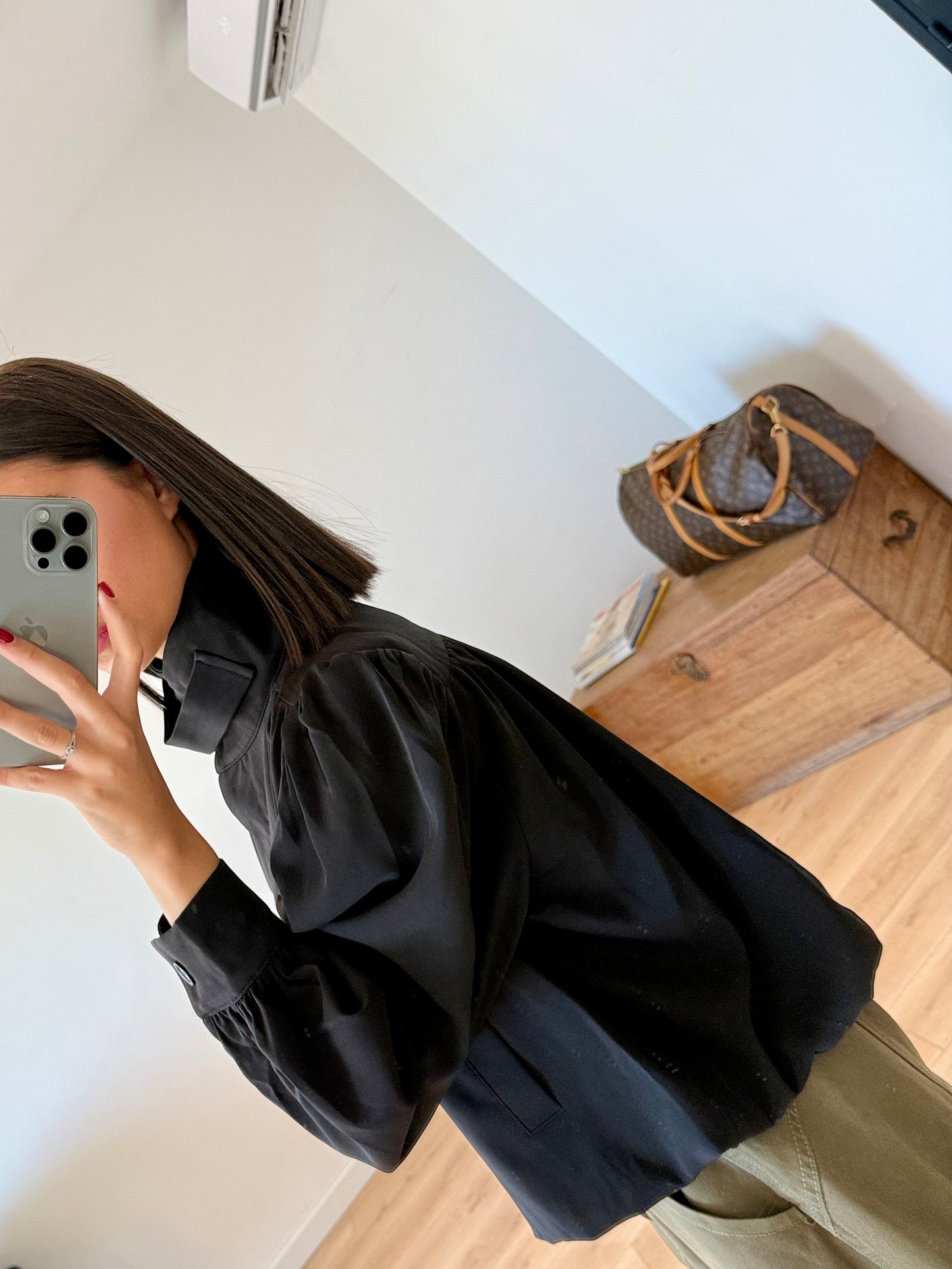 BLOUSE "IRIS" - NOIR