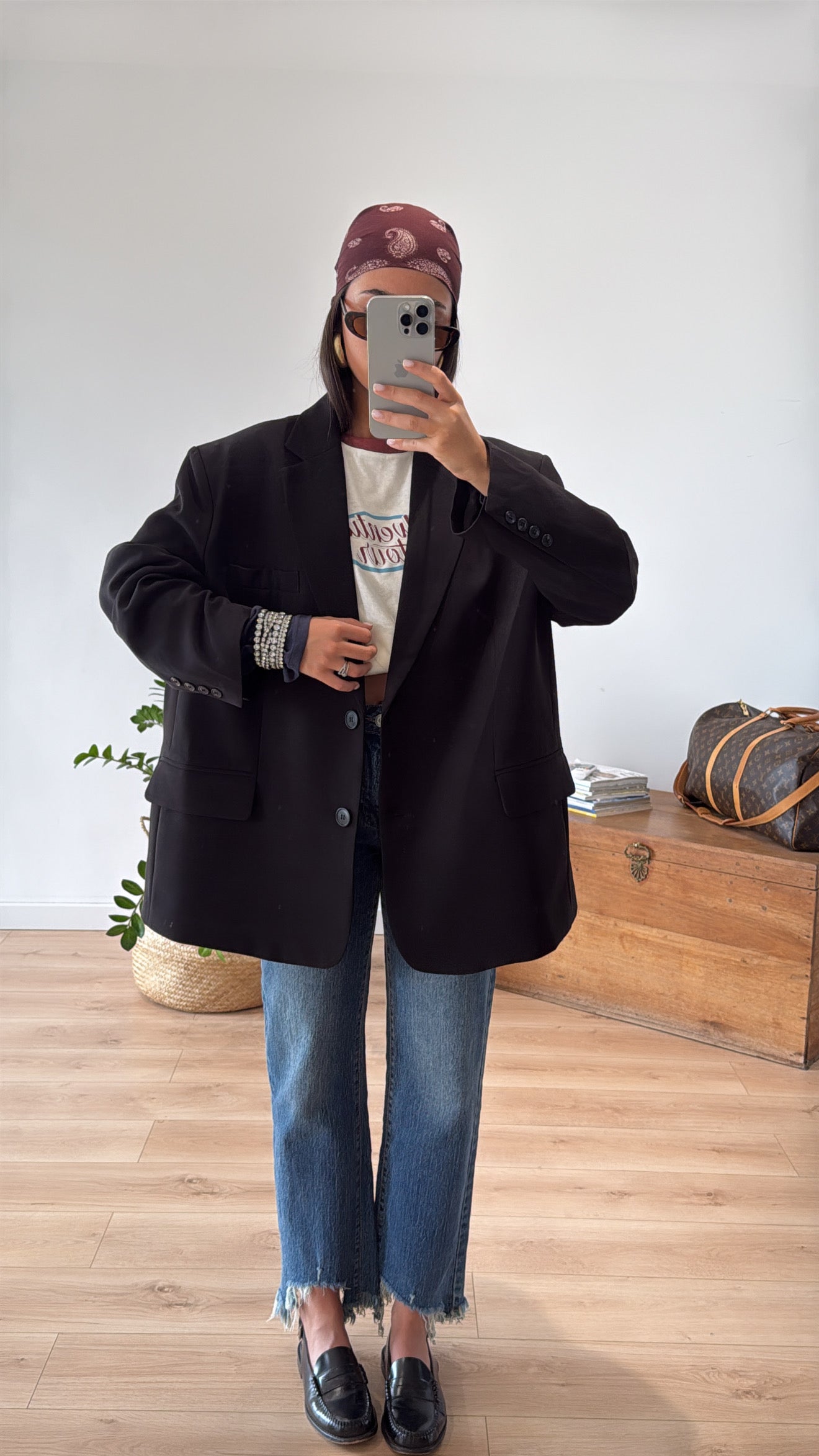 BLAZER ULTRA OVERSIZE NOIR "ANTOINE"