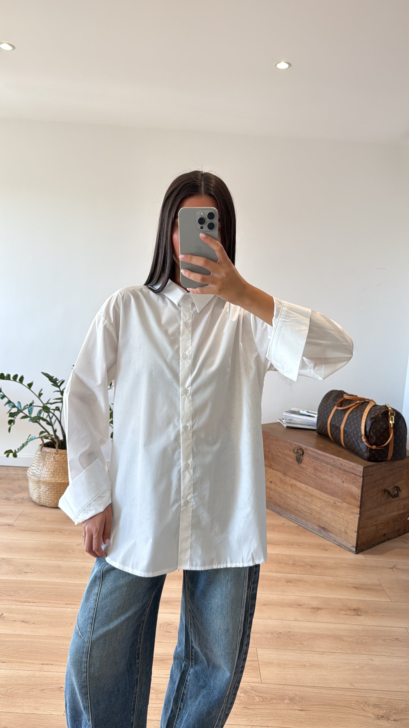 Chemise Blanche Classique Oversize S050