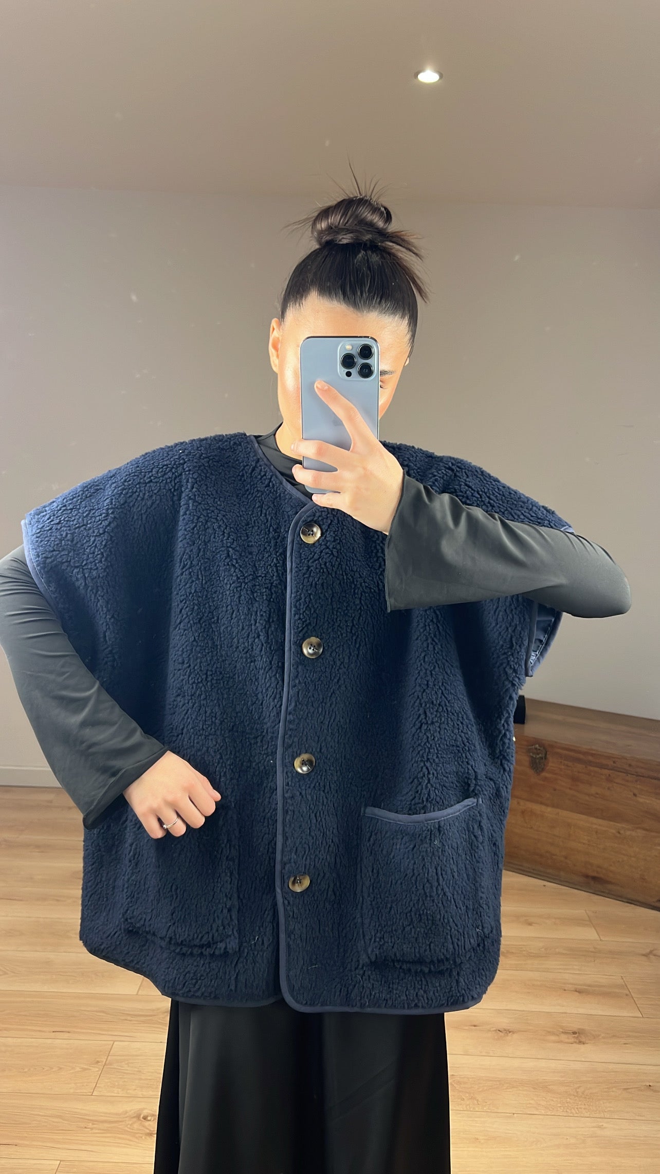 Gilet « Kymberle » sans manches BLEU MARINE