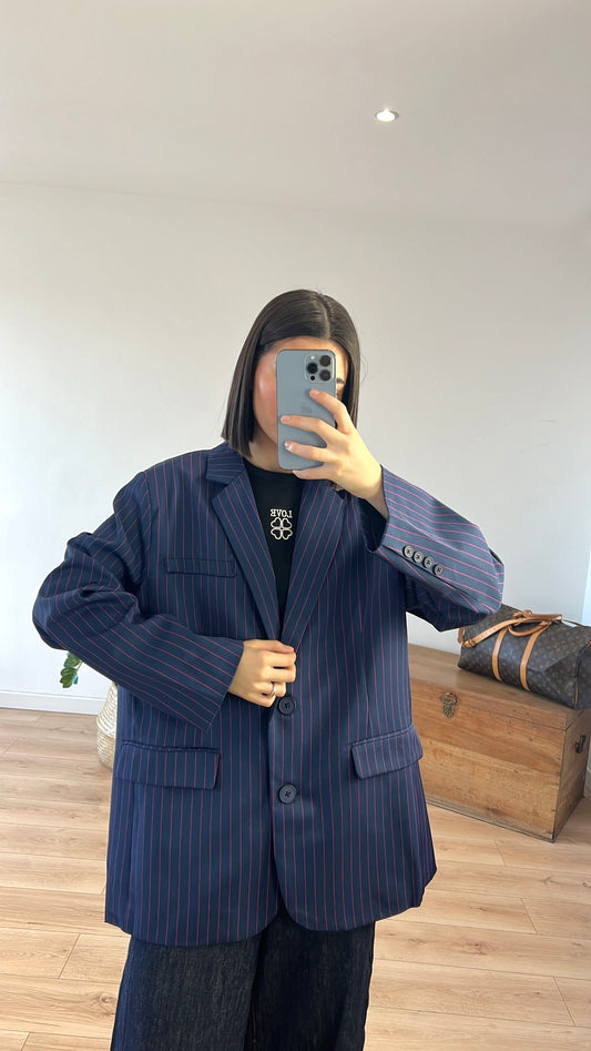 Blazer "Eva" bleu marine