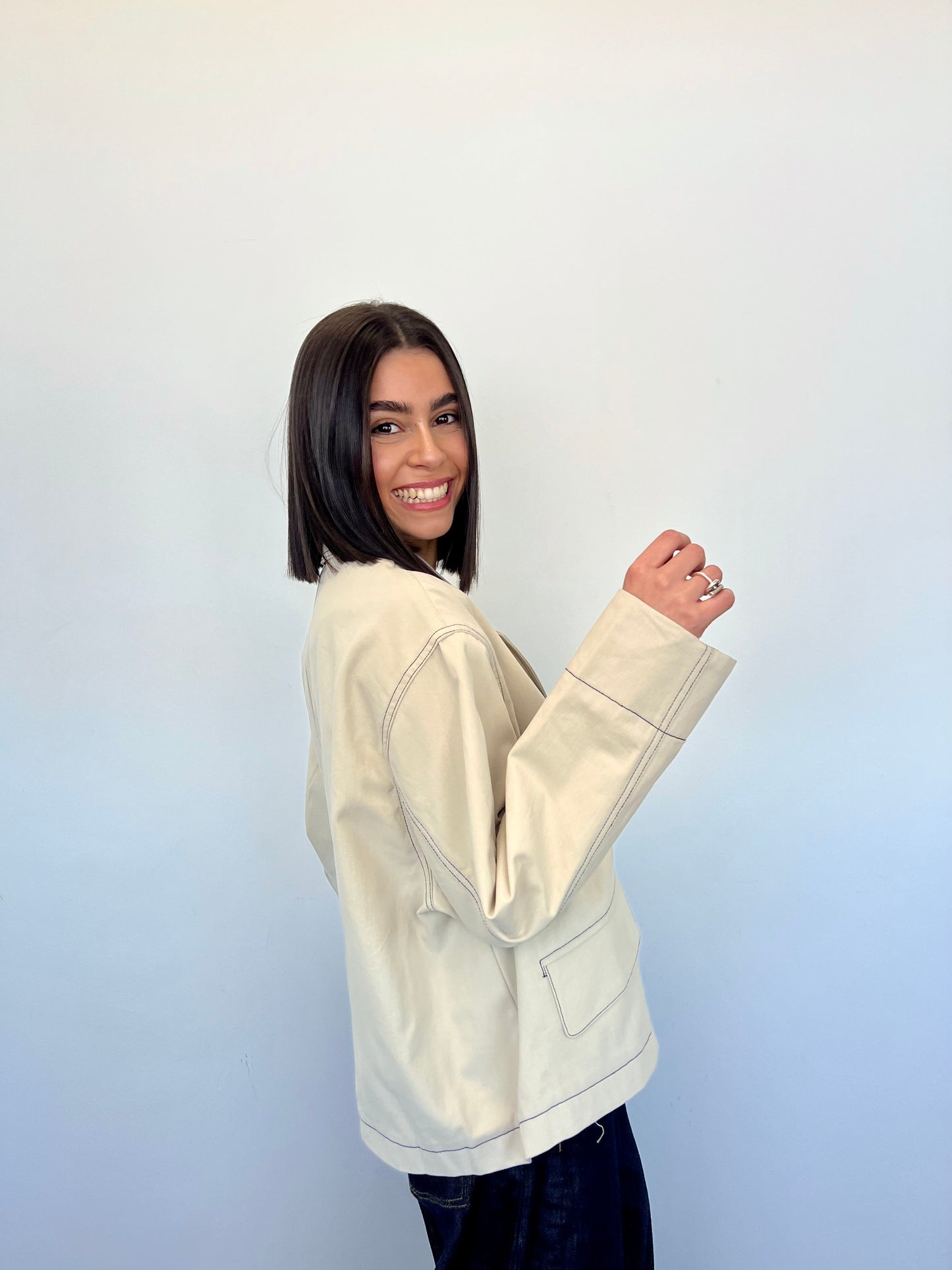 Veste beige Aline