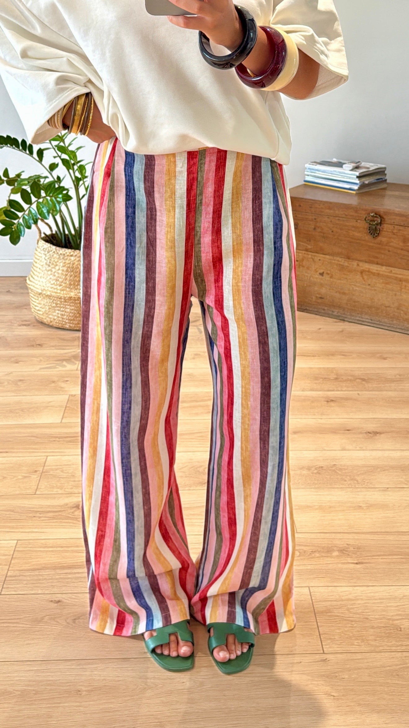 PANTALON À RAYURES "LOLITA"