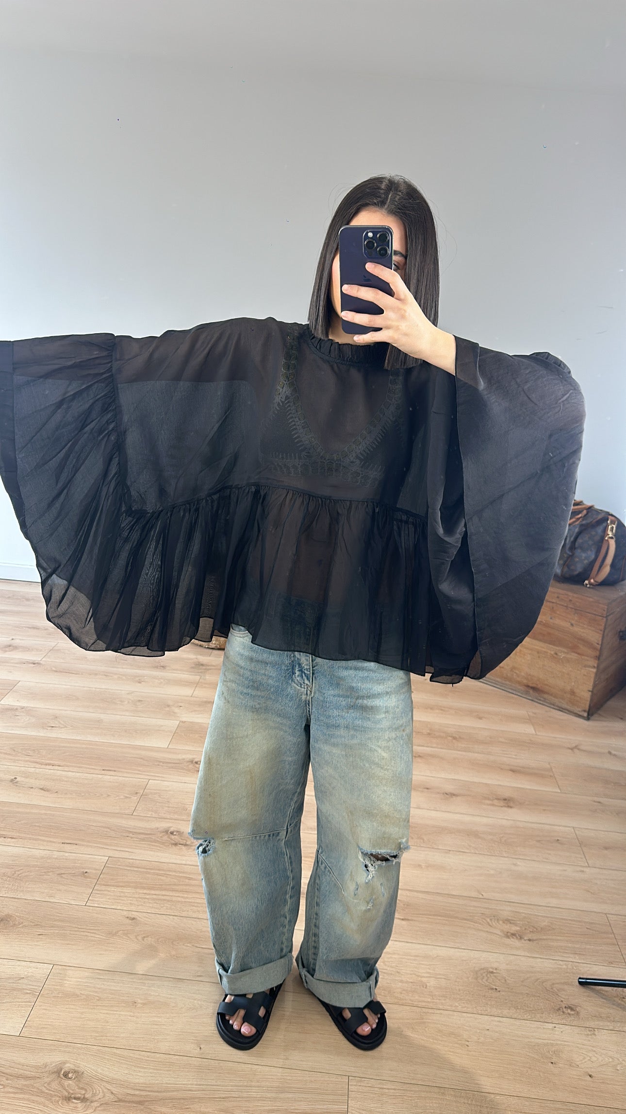 Blouse "Romy" NOIRE
