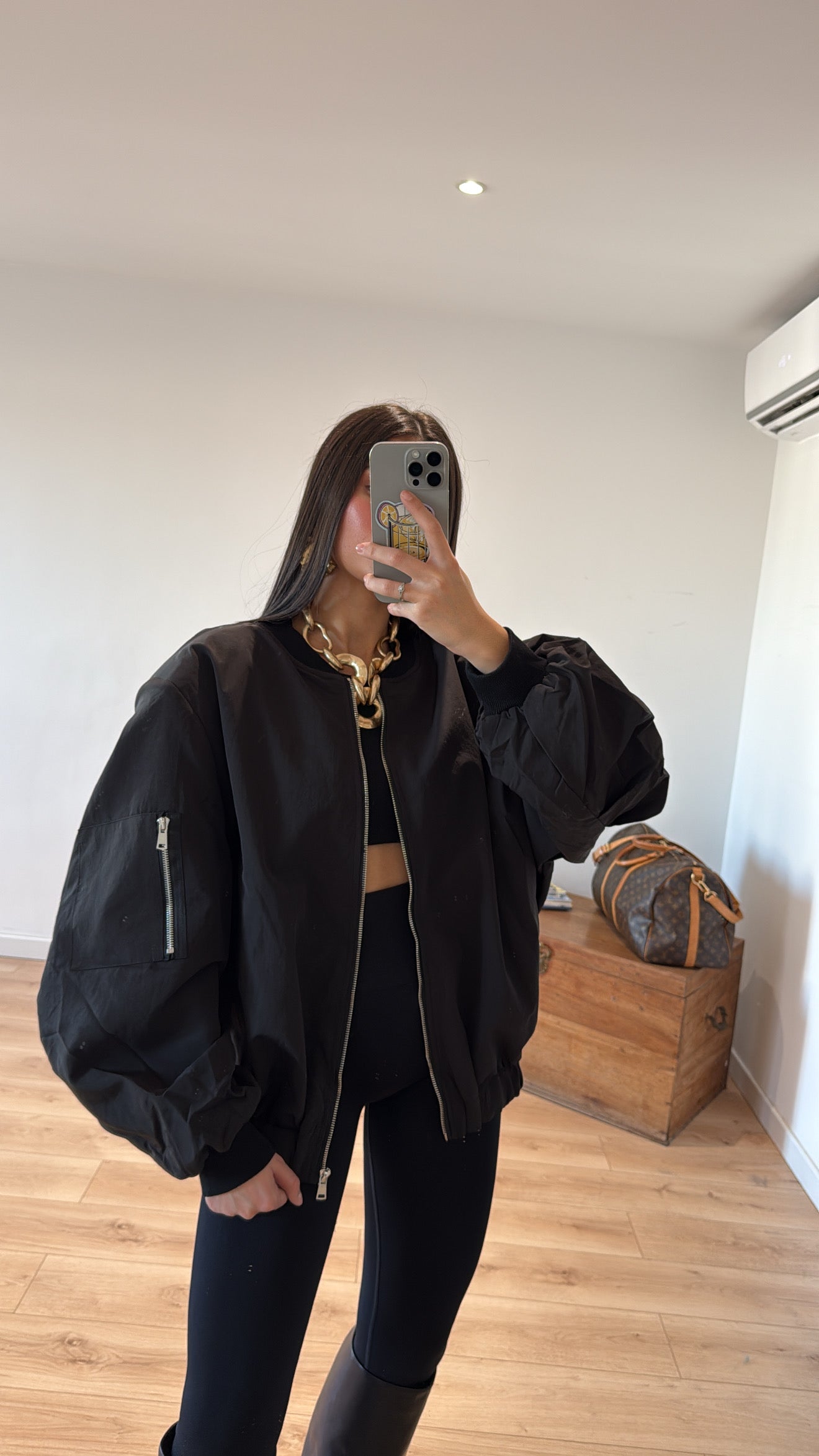 BOMBERS "BLAIR" NOIR