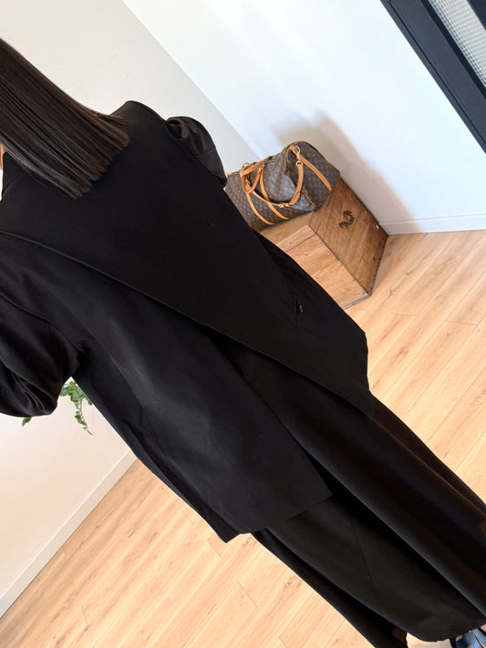 Blazer Dos Nu "Clarisse" Noir