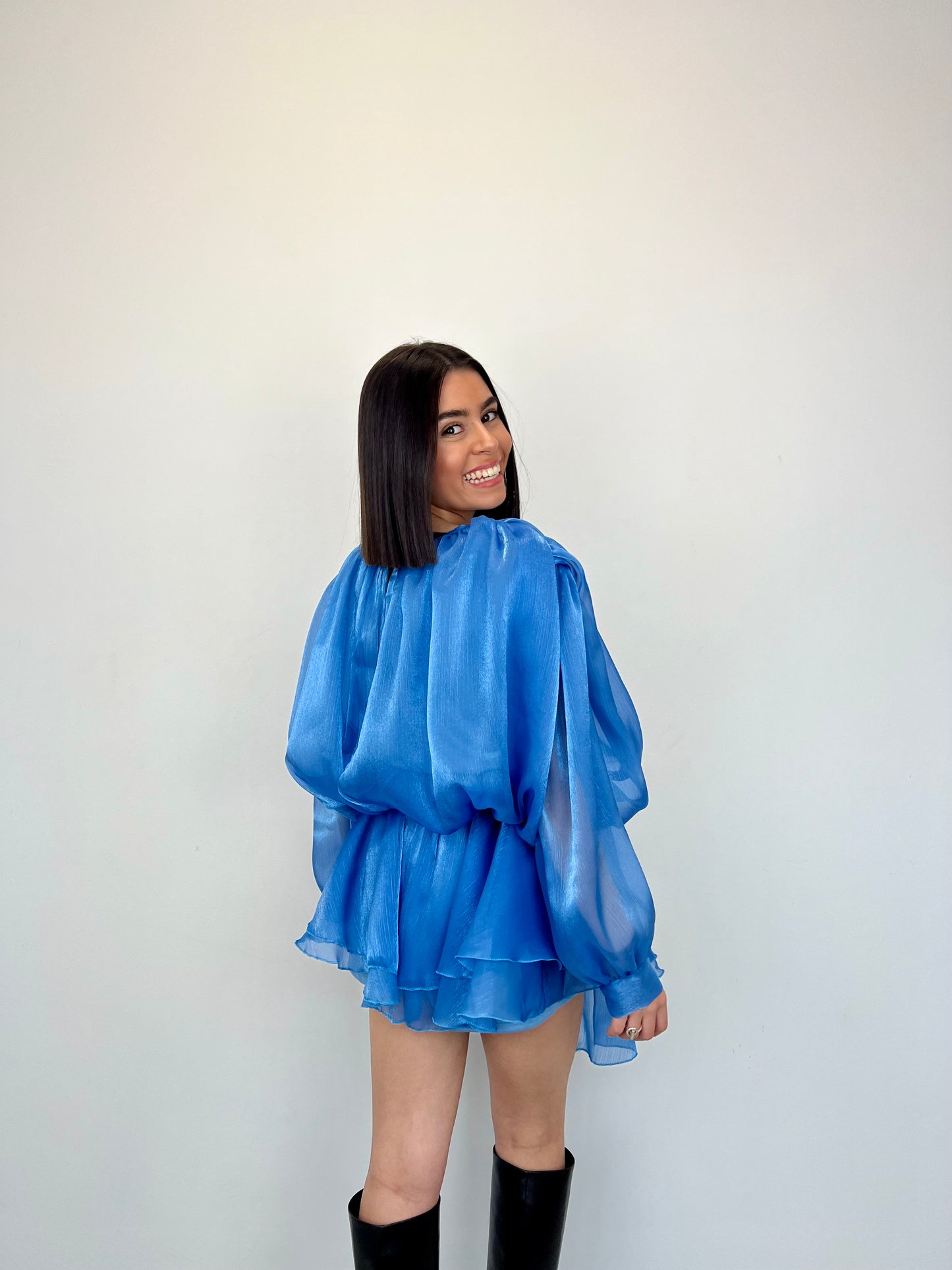 Robe « MEI »bleu ciel