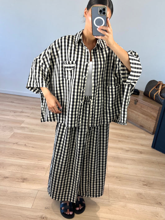 Ensemble "Luisa" à carreaux