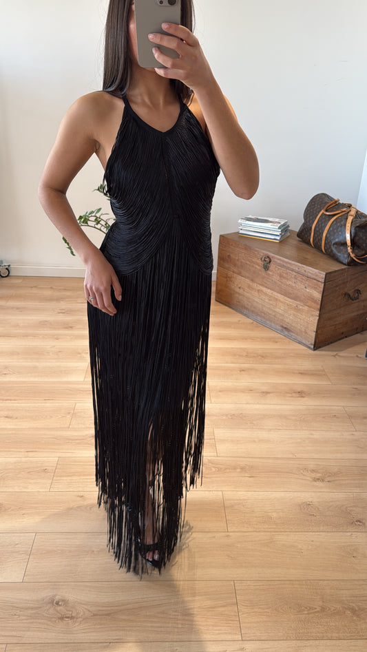 ROBE « KIM » À FRANGES
