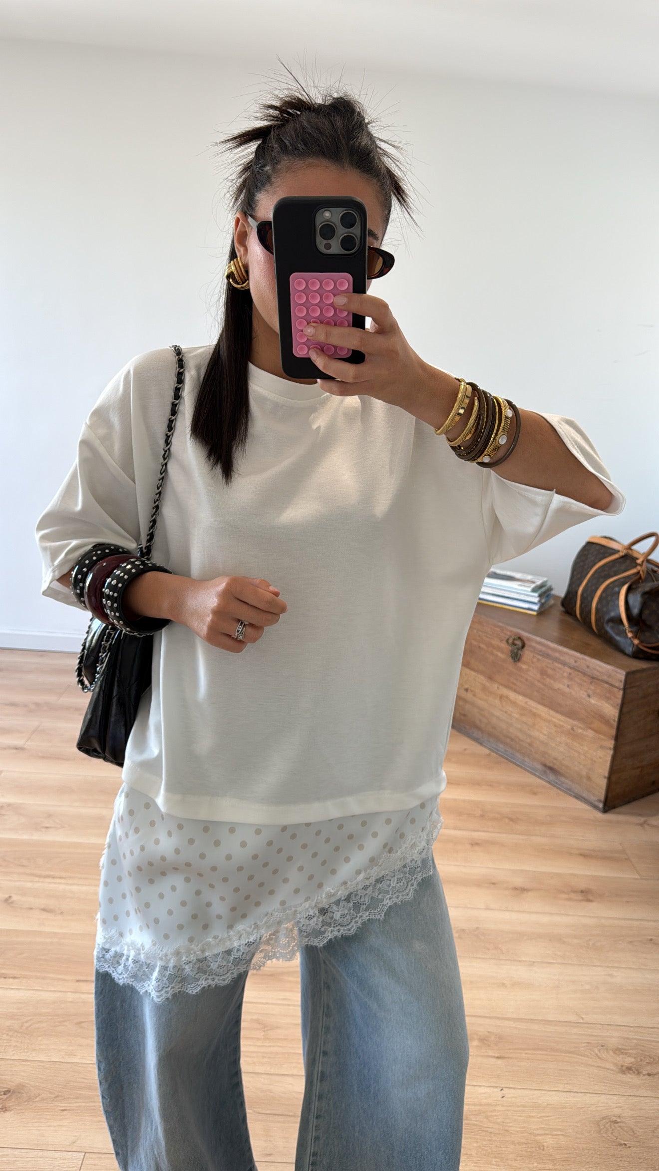 T-SHIRT BLANC « CLAUDE »