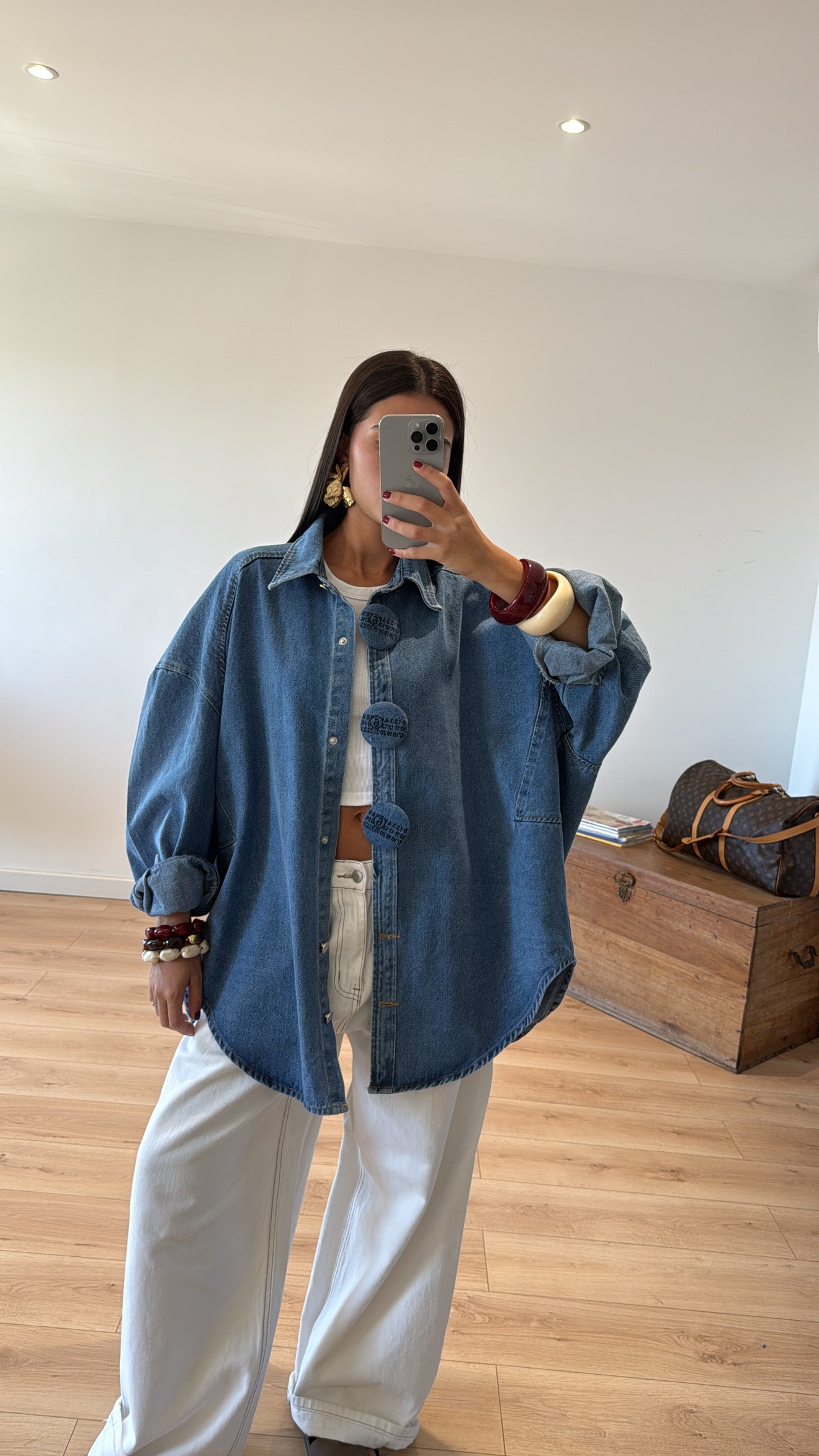 VESTE EN JEAN "MANDY" BLEU DENIM