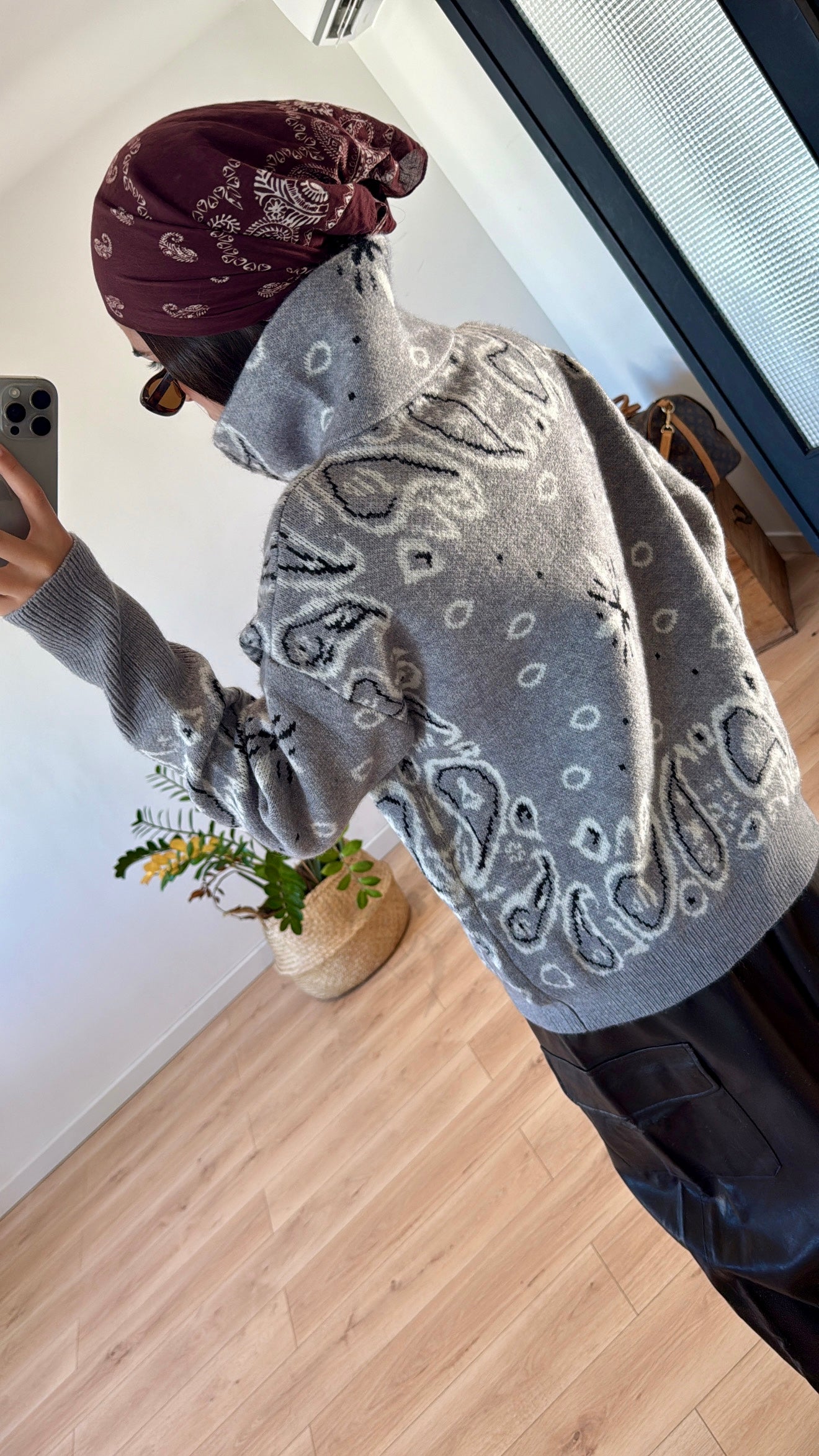 GILET GRIS "NOA"