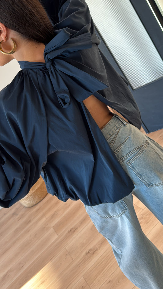 BLOUSE « CHARLES » BLEU MARINE