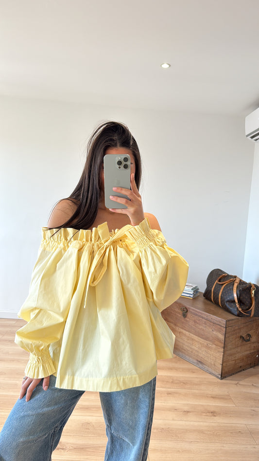 BLOUSE JAUNE "MONICA"