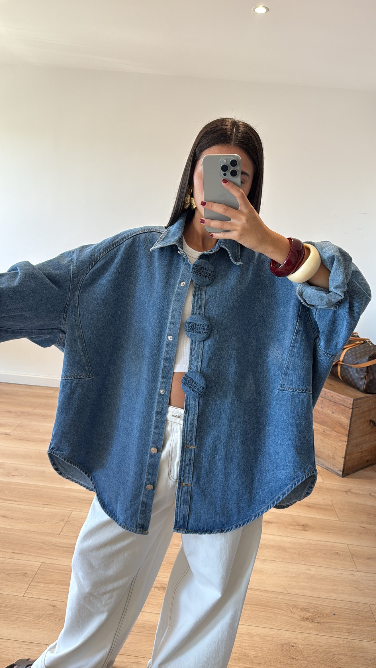 VESTE EN JEAN "MANDY" BLEU DENIM