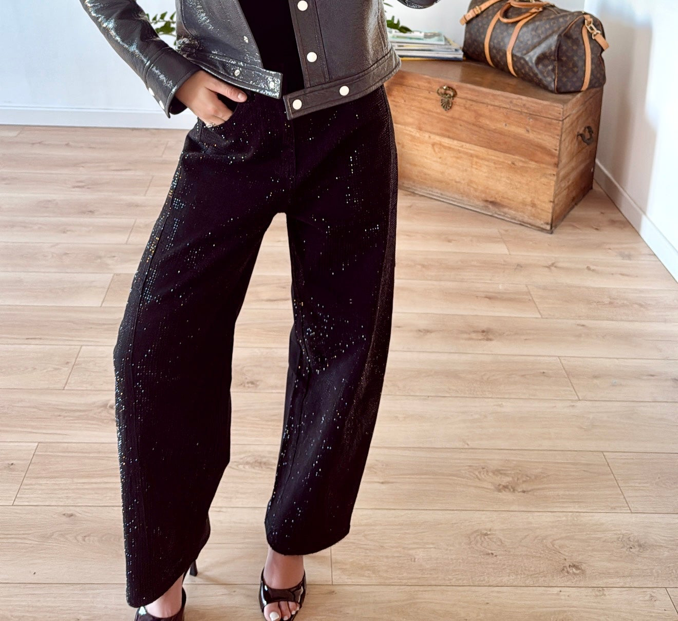 JEAN À STRASS  "MIA" EXPEDITION 19/12