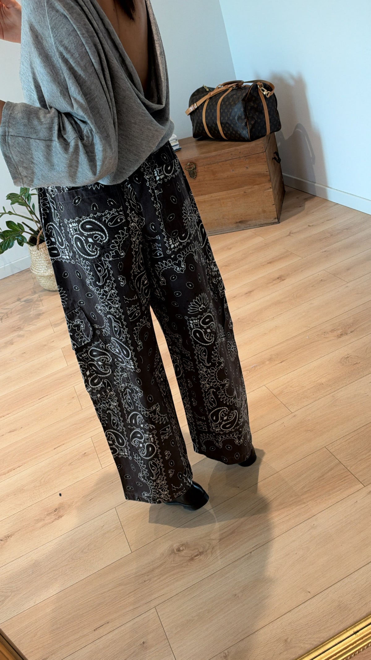 JEAN BANDANA MARRON "MATTEO"