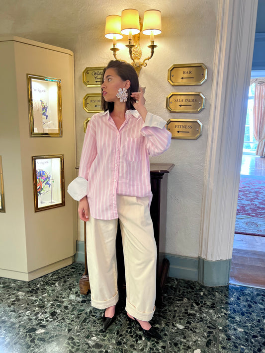 Chemise "Zélie" Rose